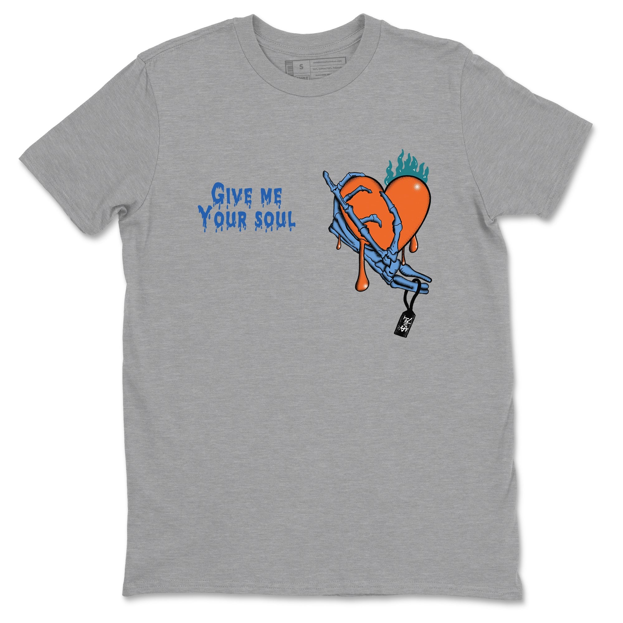 Give Me Your Soul snkmatch Tees - Yeezy 700 Bright Blue