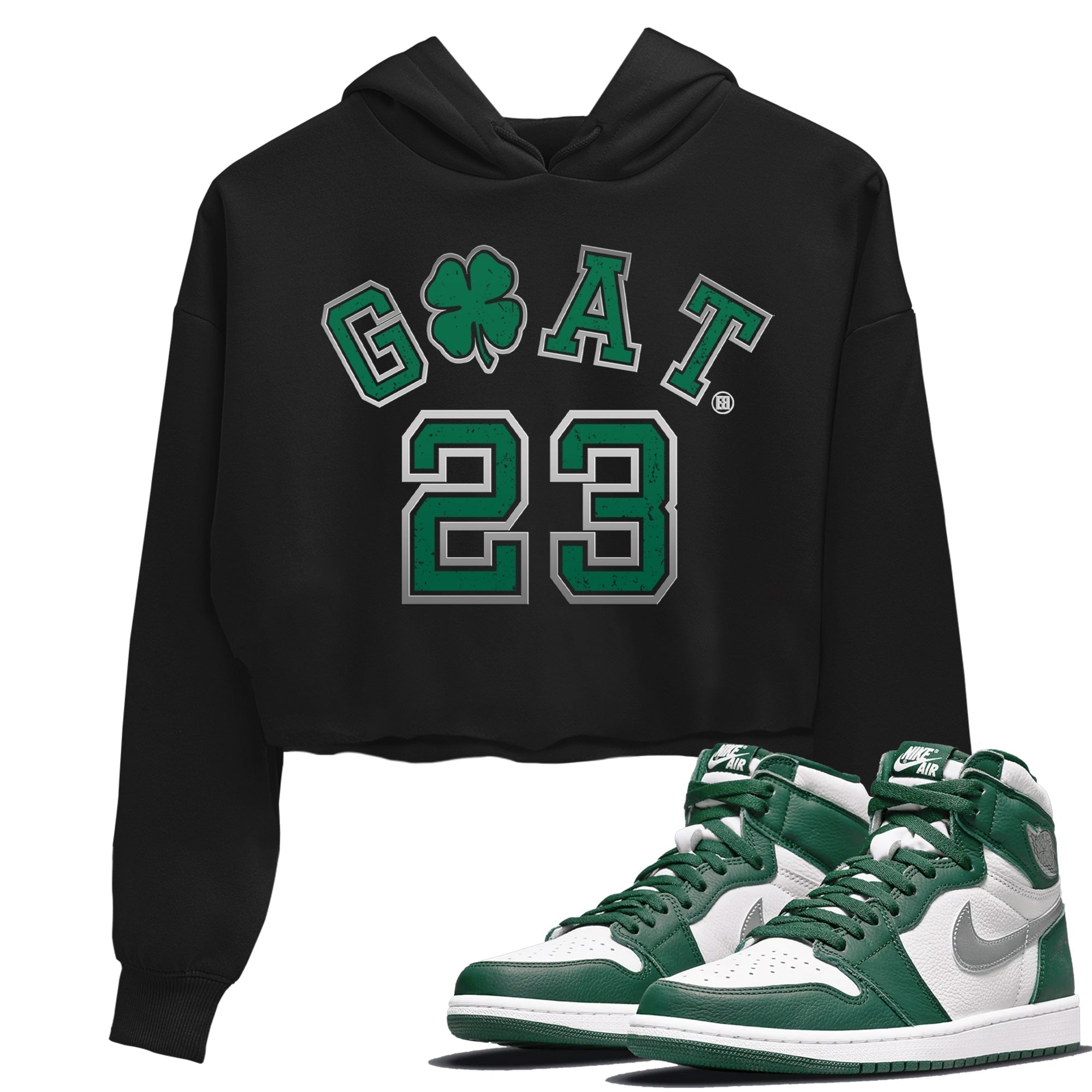 Goat 23 Women's Tops - Air Jordan 1 Gorge Green