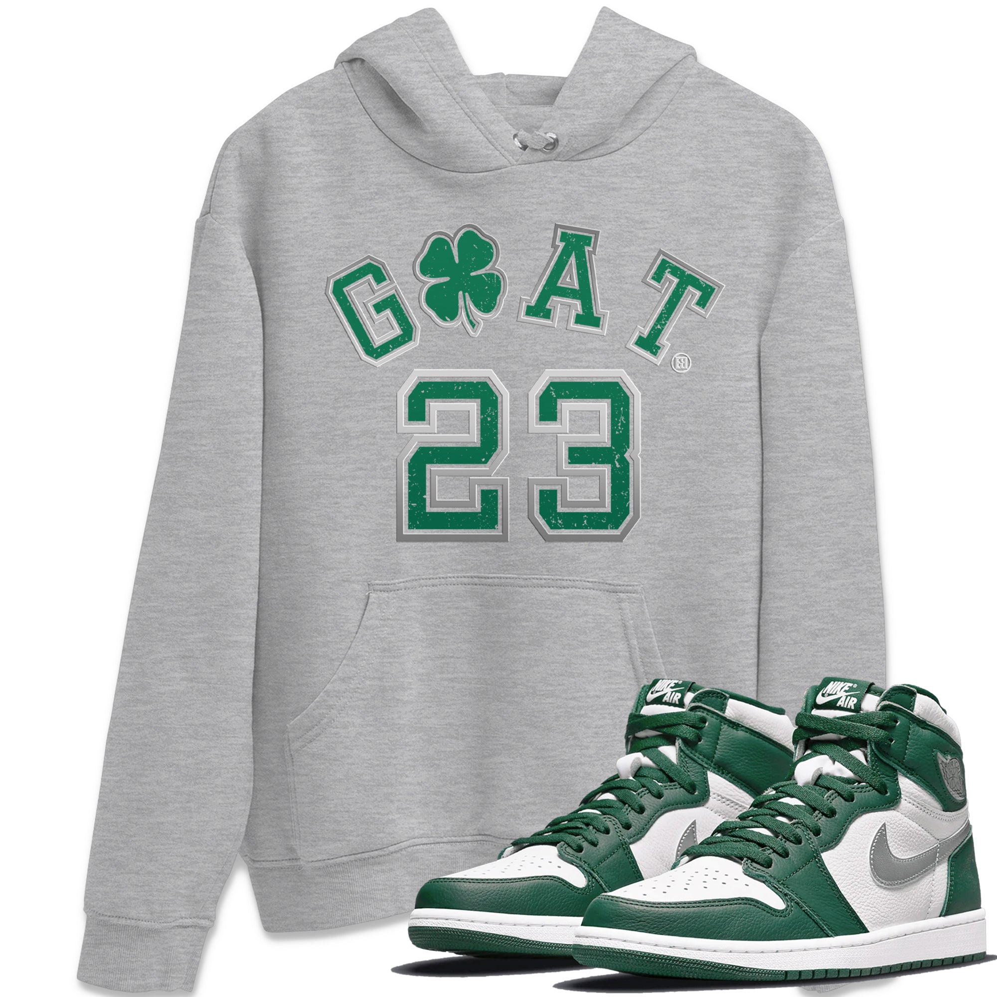 Goat 23 Unisex Tops - Air Jordan 1 Gorge Green
