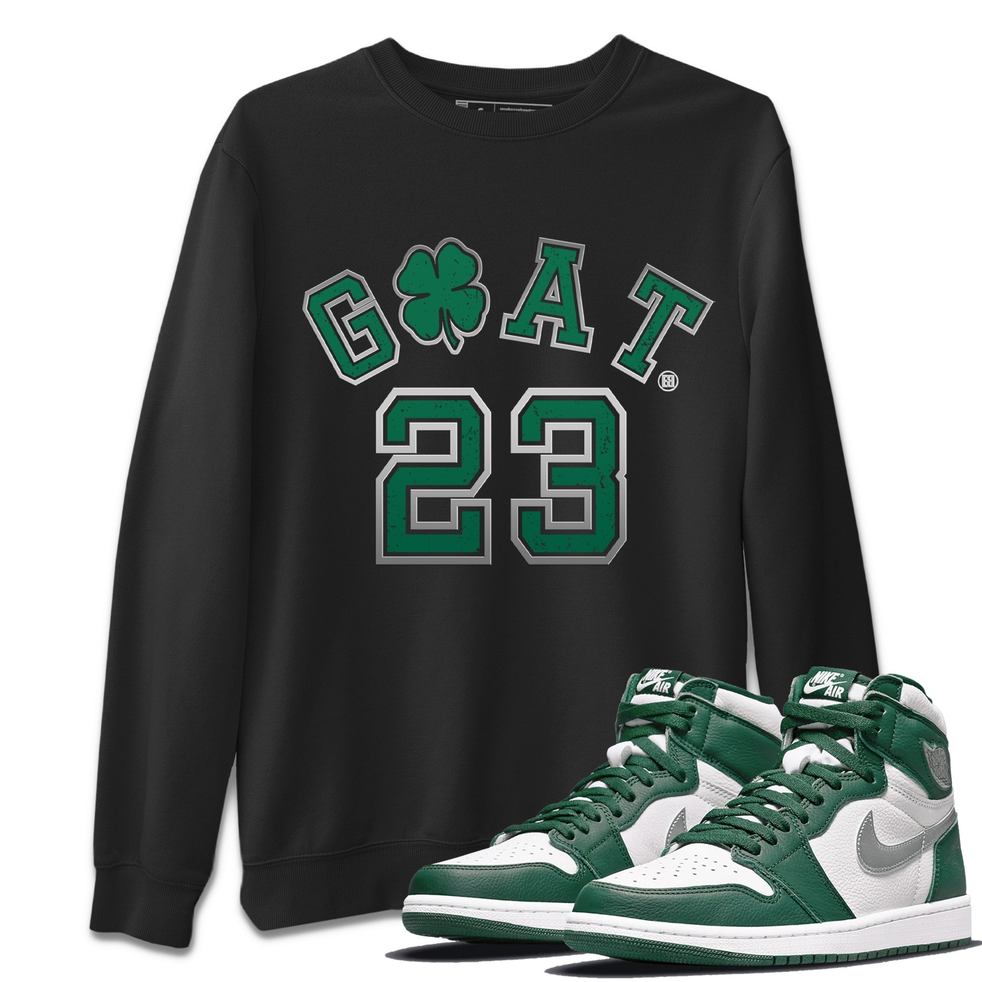 Goat 23 Unisex Tops - Air Jordan 1 Gorge Green
