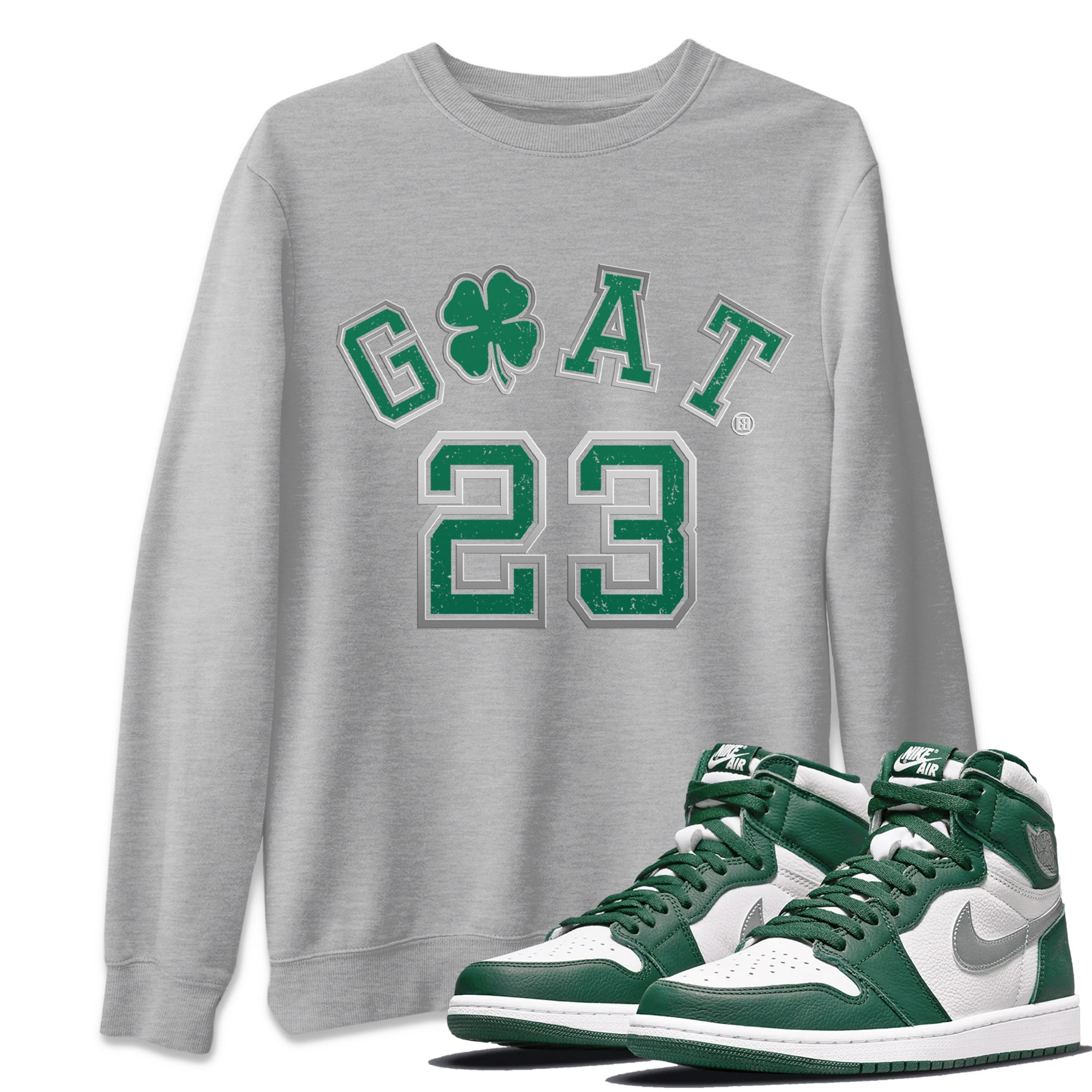 Goat 23 Unisex Tops - Air Jordan 1 Gorge Green