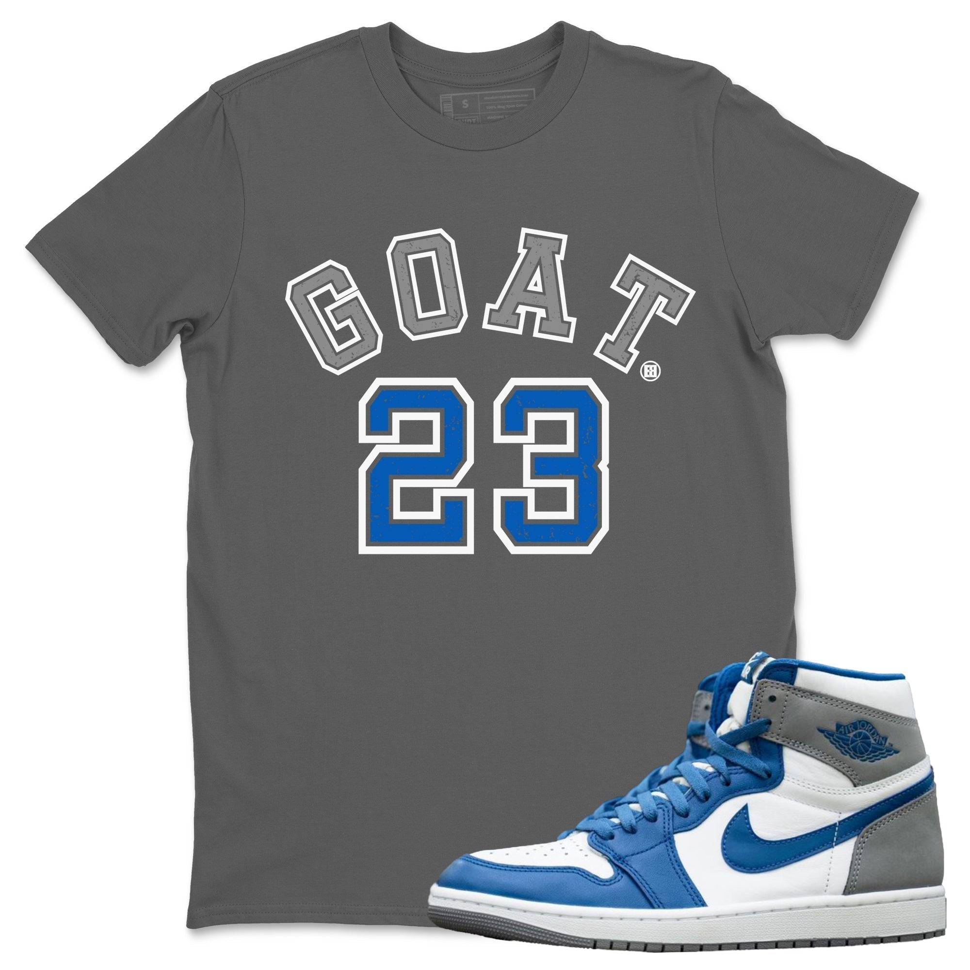 Goat 23 Unisex Tops - Air Jordan 1 True Blue