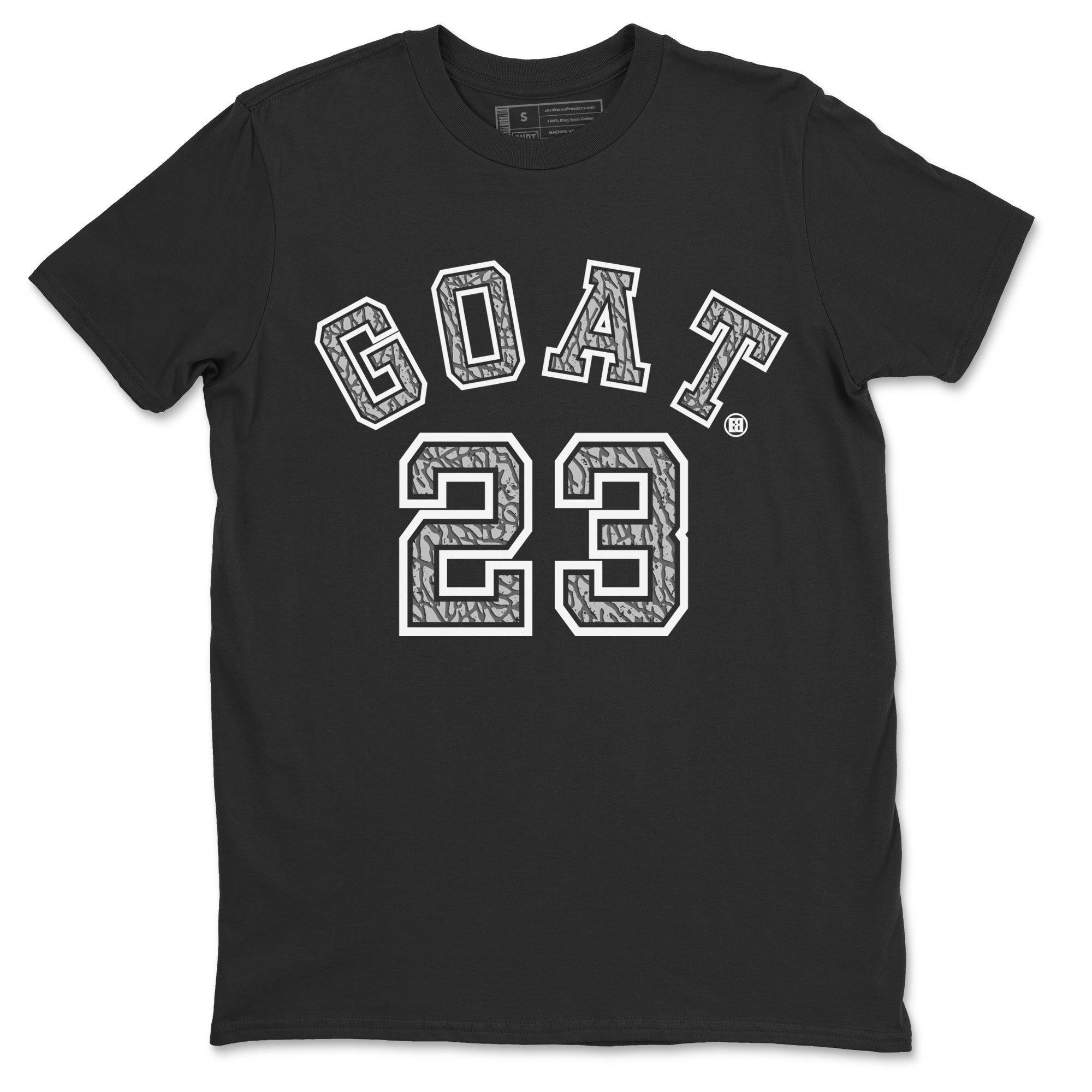 Goat 23 Unisex Tops - Air Jordan 1 White Cement