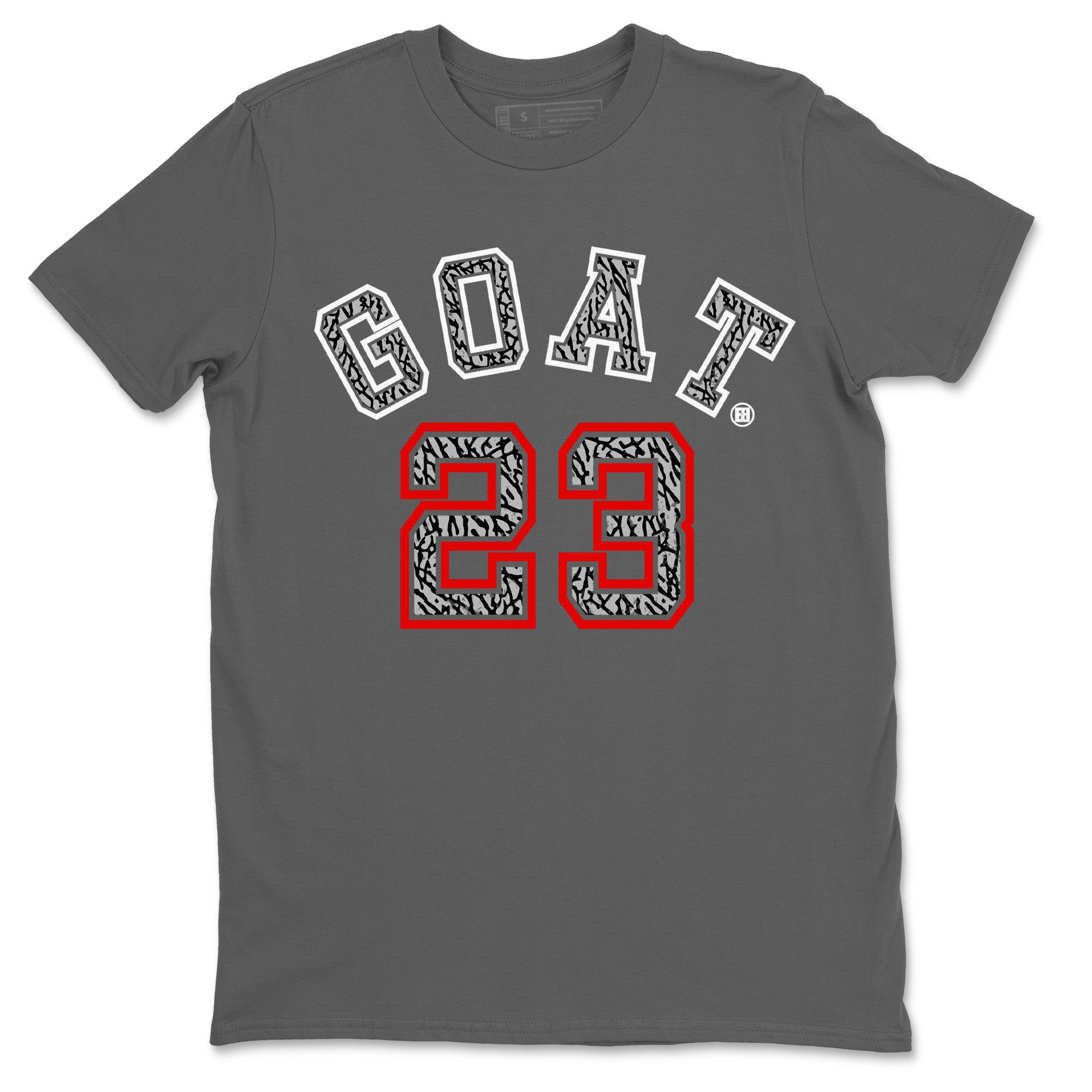 Goat 23 Unisex Tops - Air Jordan 3 White Cement