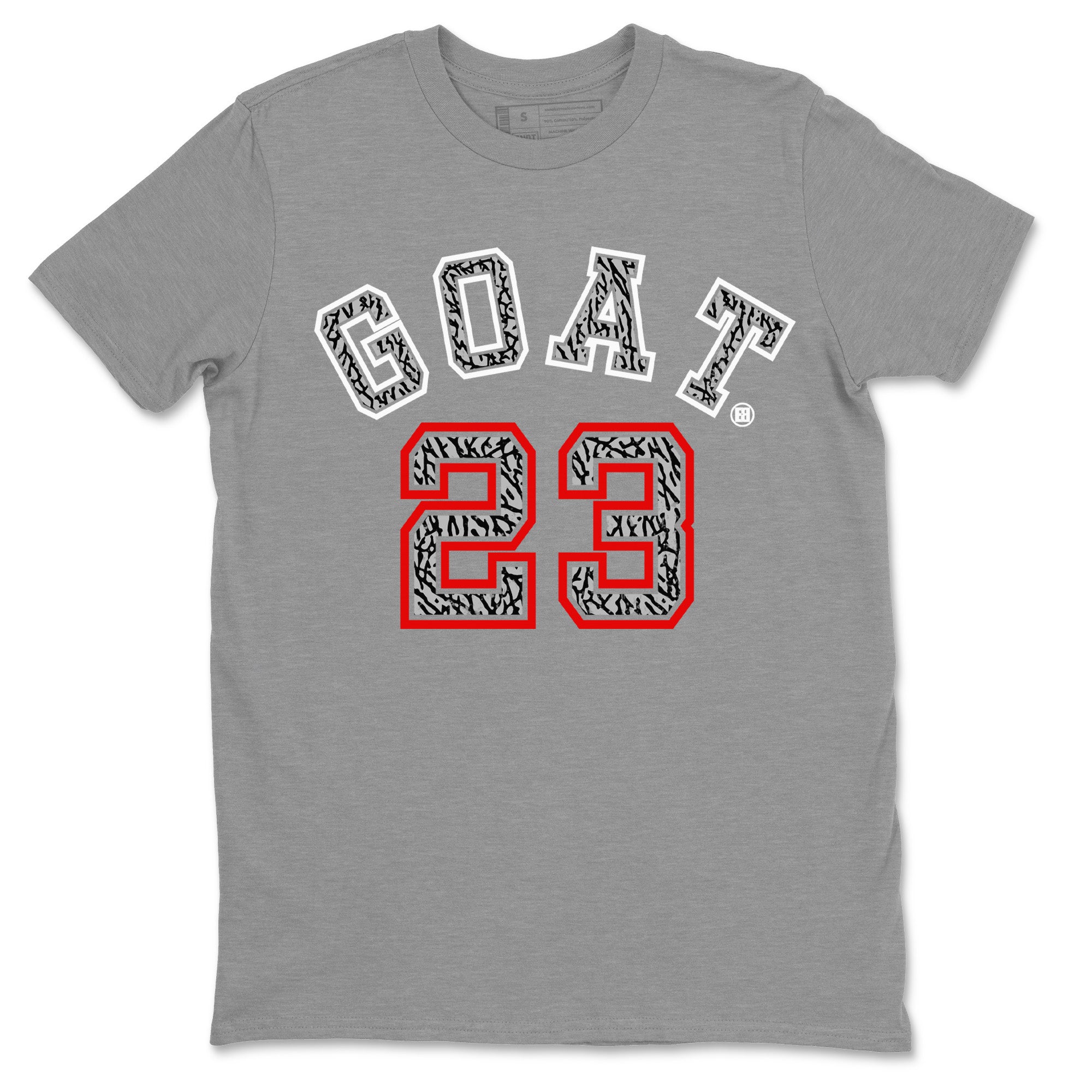 Goat 23 Unisex Tops - Air Jordan 3 White Cement