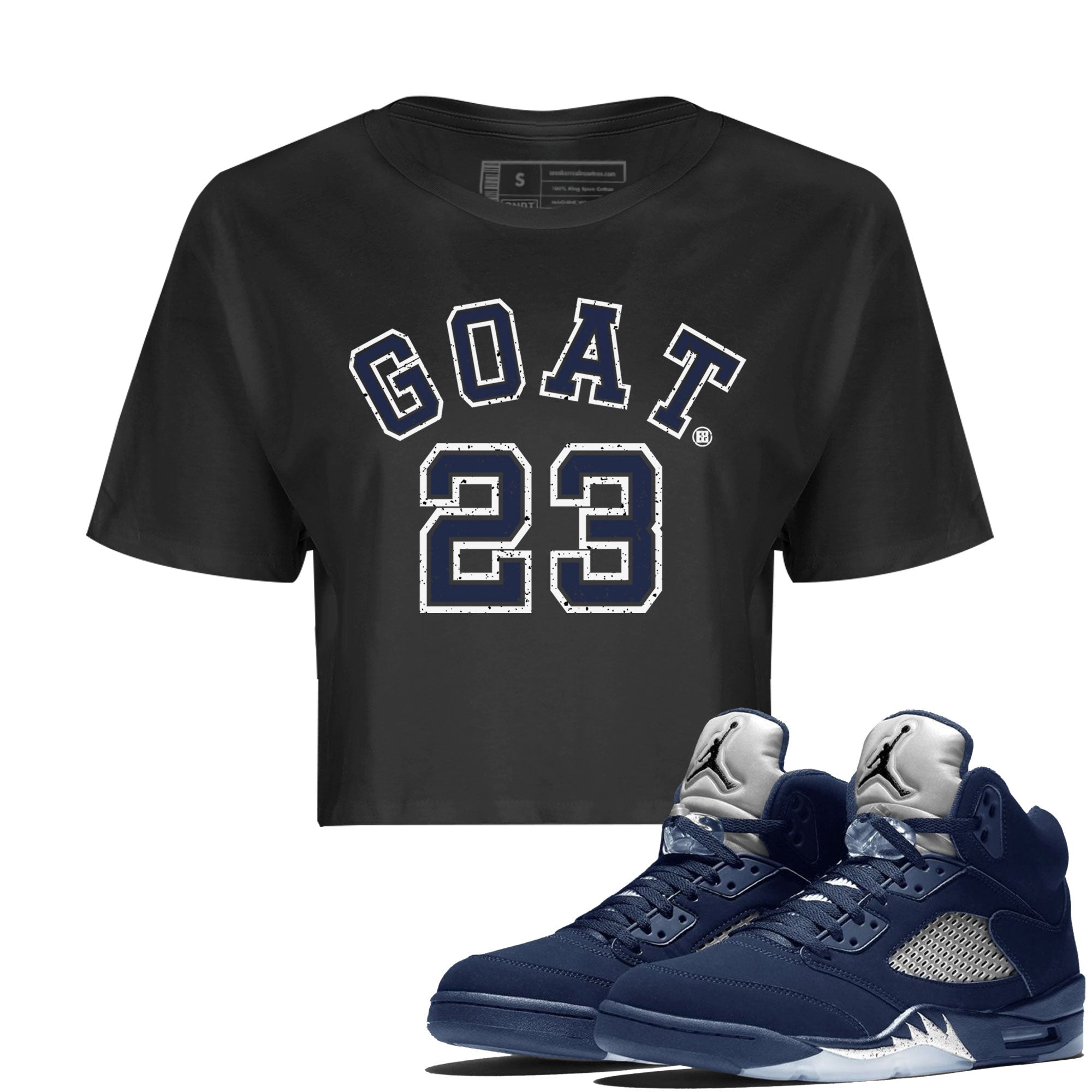 Goat 23 Women's Tops - Air Jordan 5 Georgetown