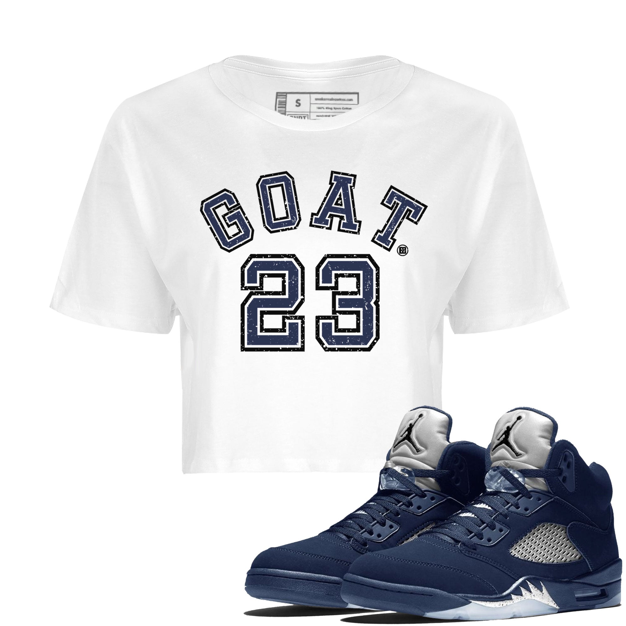 Goat 23 Women's Tops - Air Jordan 5 Georgetown