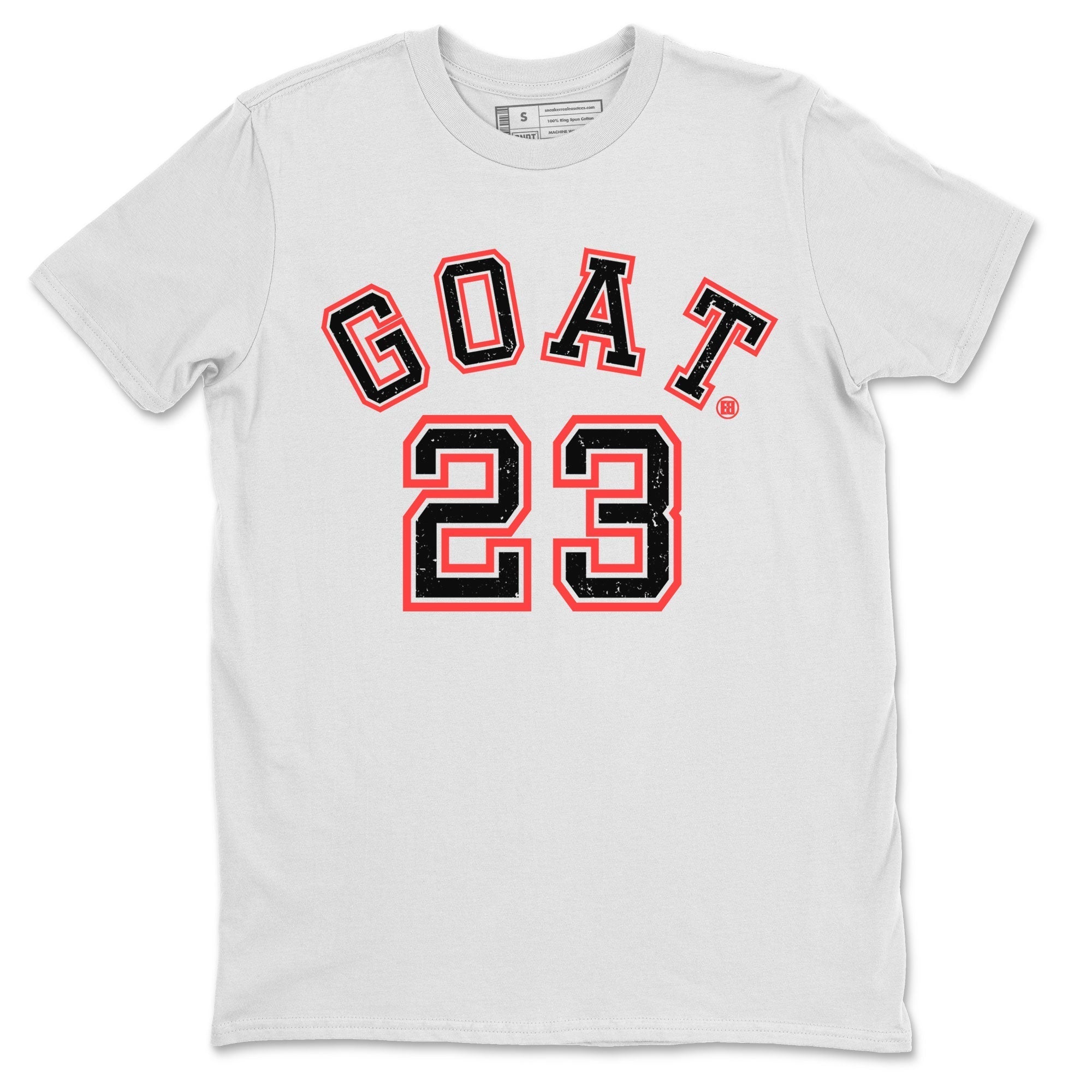 Goat 23 Unisex Tops - Air Jordan 7 White Infrared