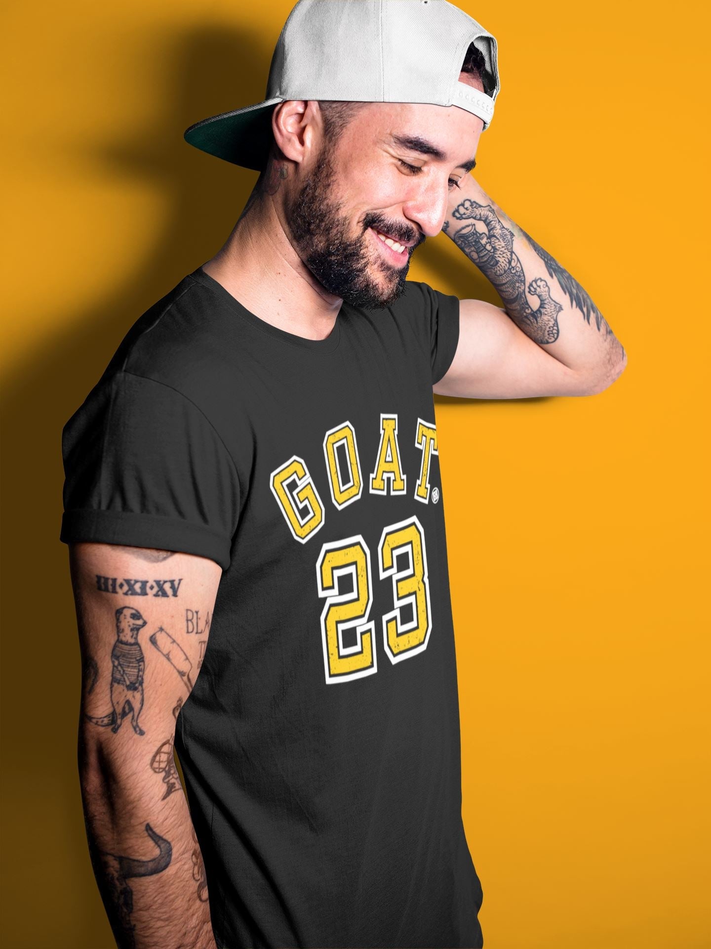 Goat 23 Unisex Tops - Air Jordan 1 Yellow Toe