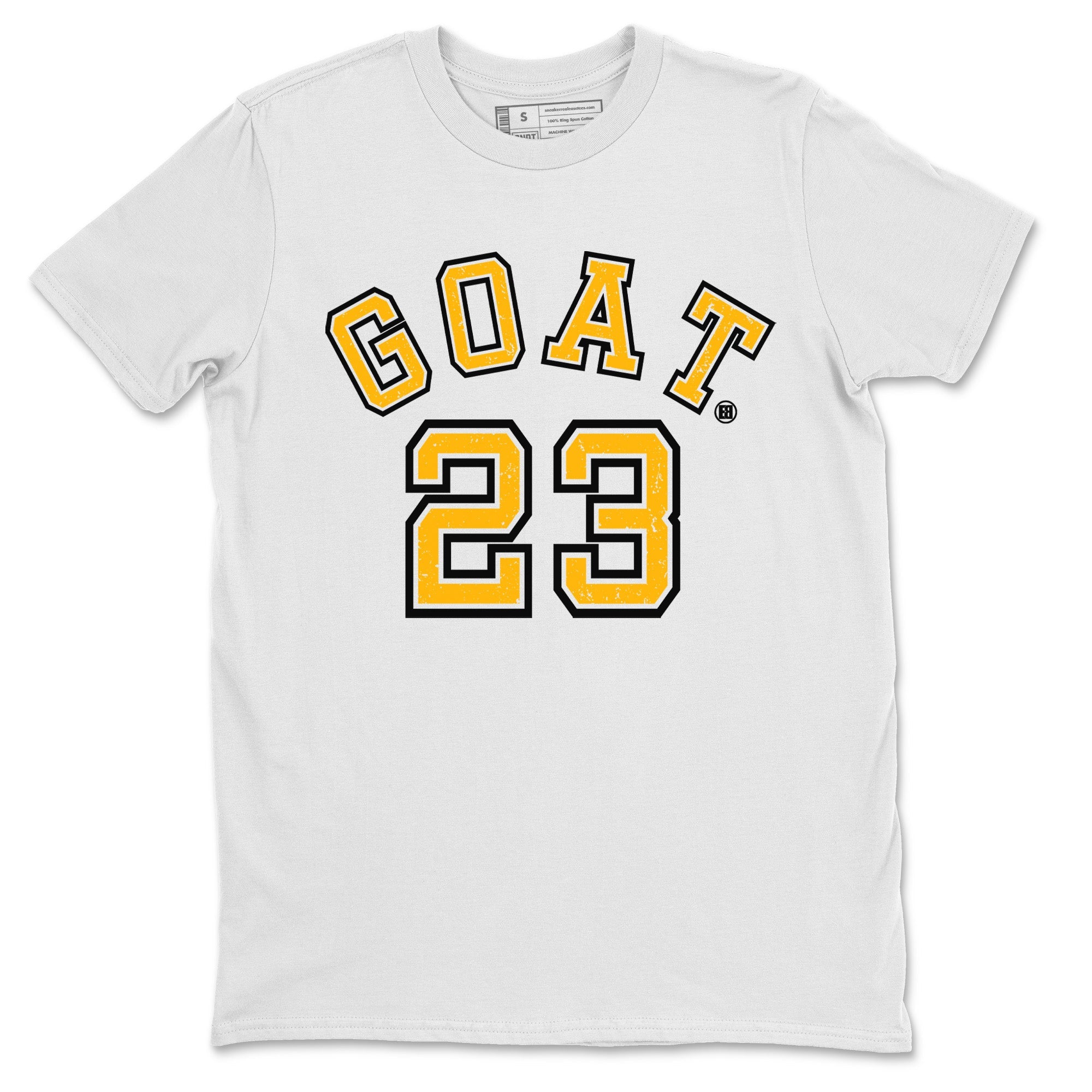 Goat 23 Unisex Tops - Air Jordan 1 Yellow Toe