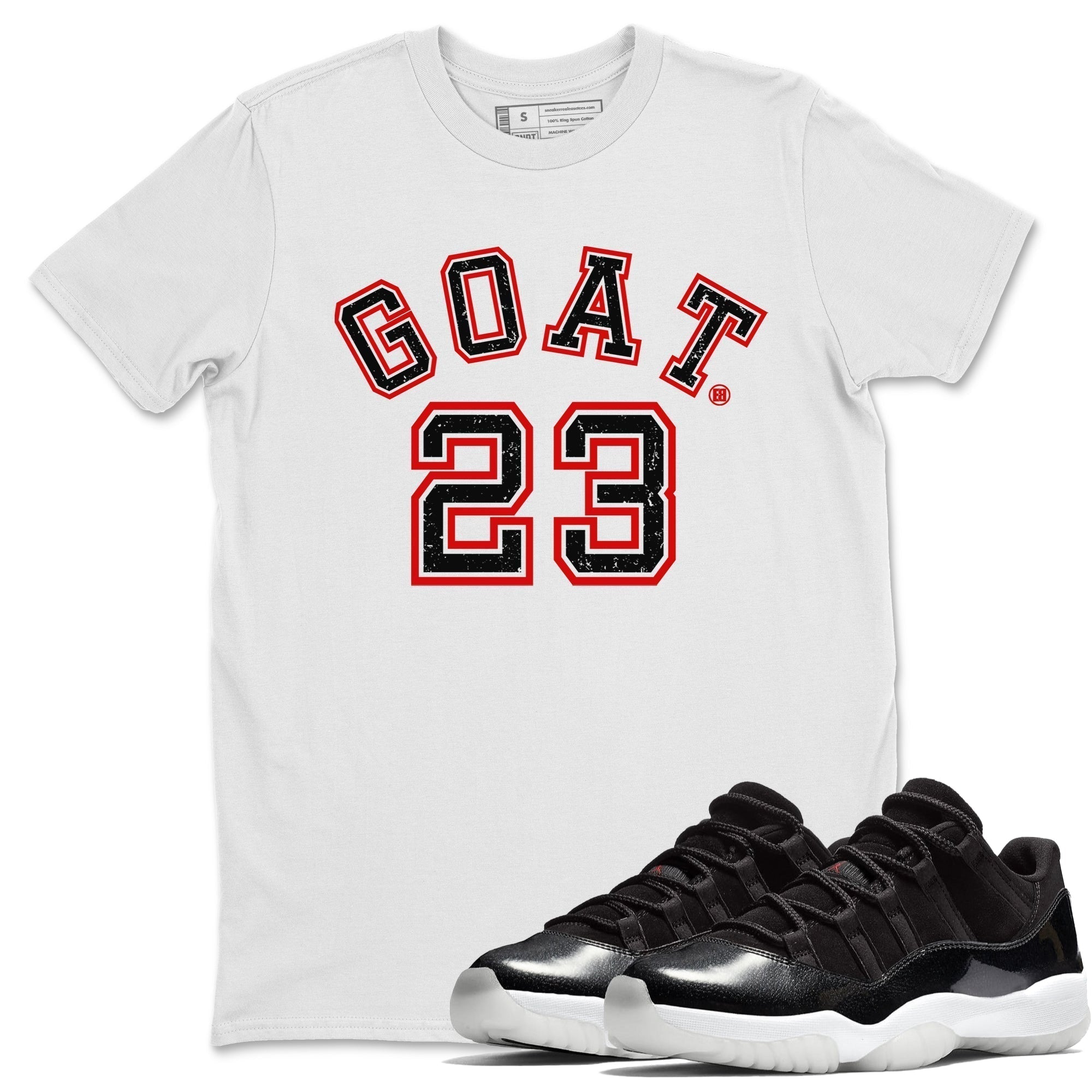 Goat 23 Unisex Tops - Air Jordan 11 72-10