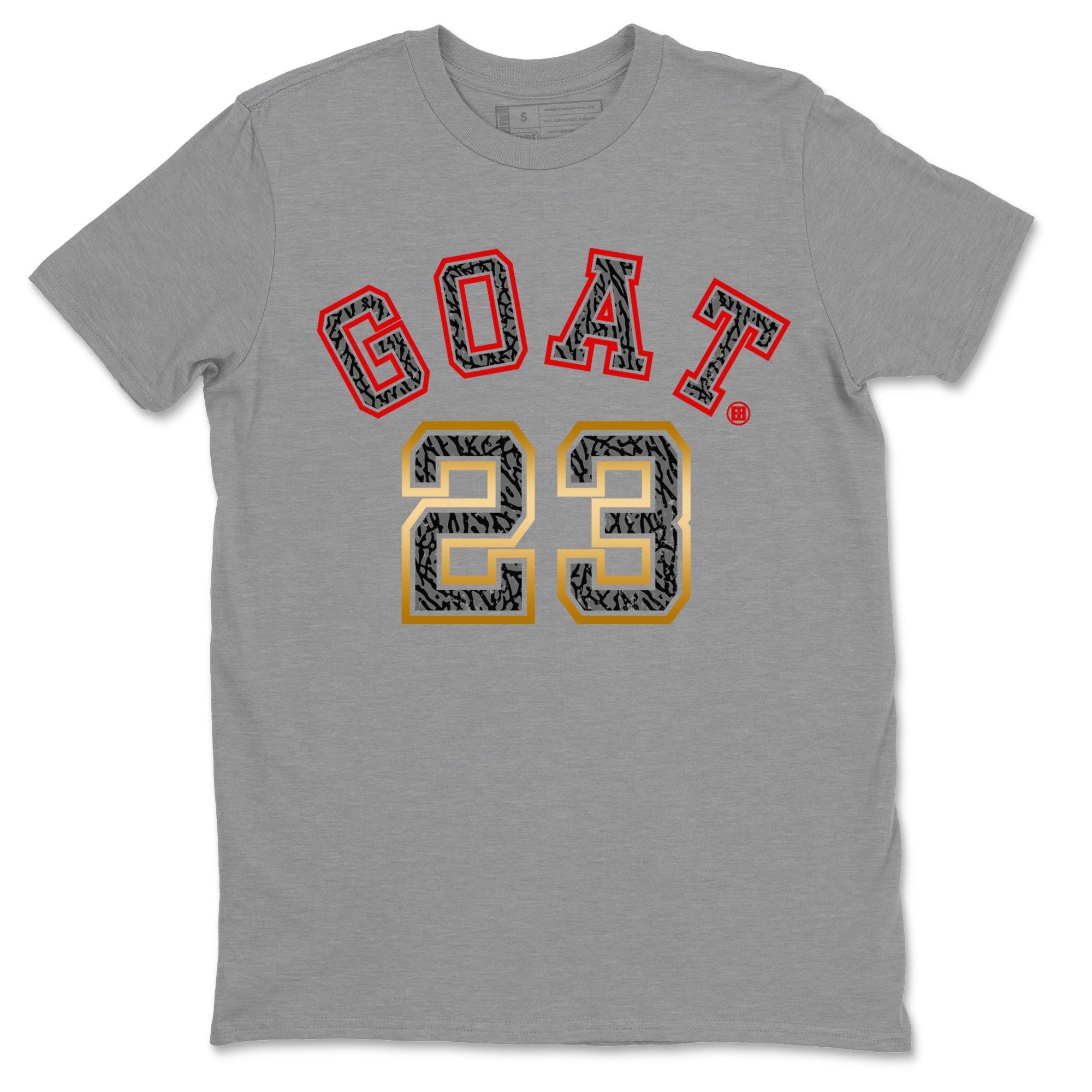 Goat 23 Unisex Tops - Air Jordan 3 Black Gold