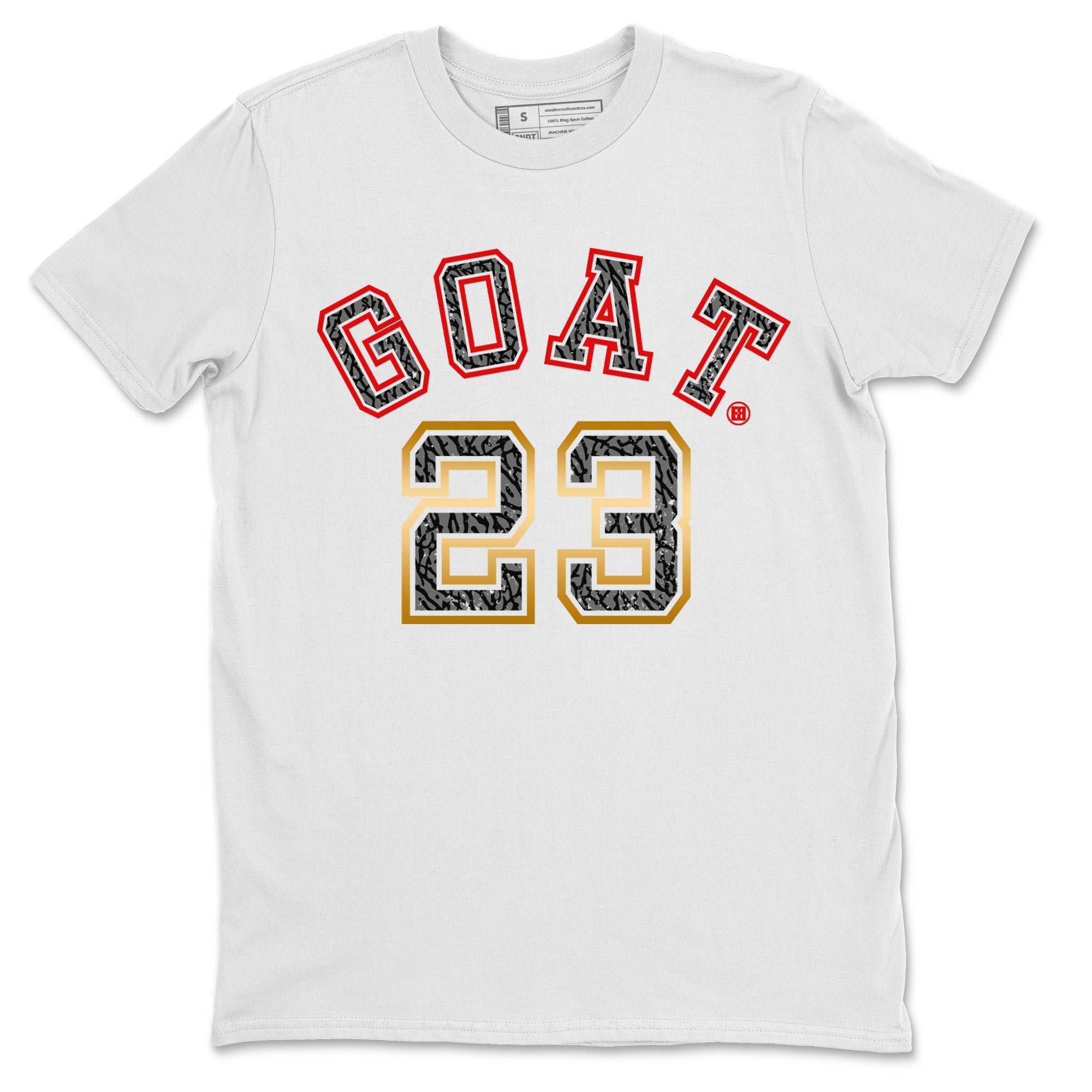 Goat 23 Unisex Tops - Air Jordan 3 Black Gold