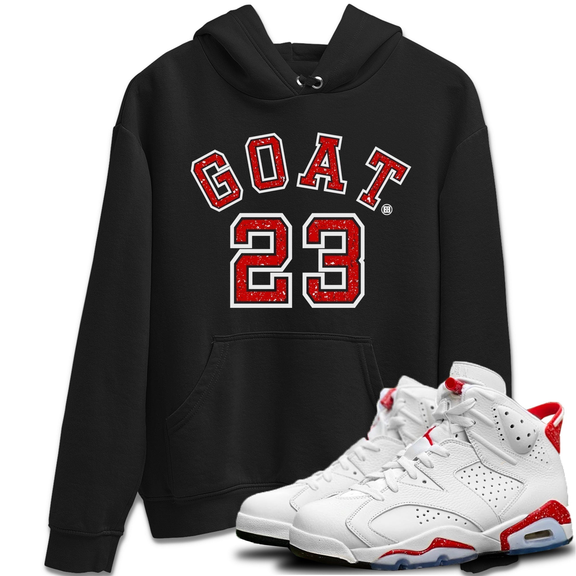 Goat 23 Unisex Tops - Air Jordan 6 Red Velvet Cookies