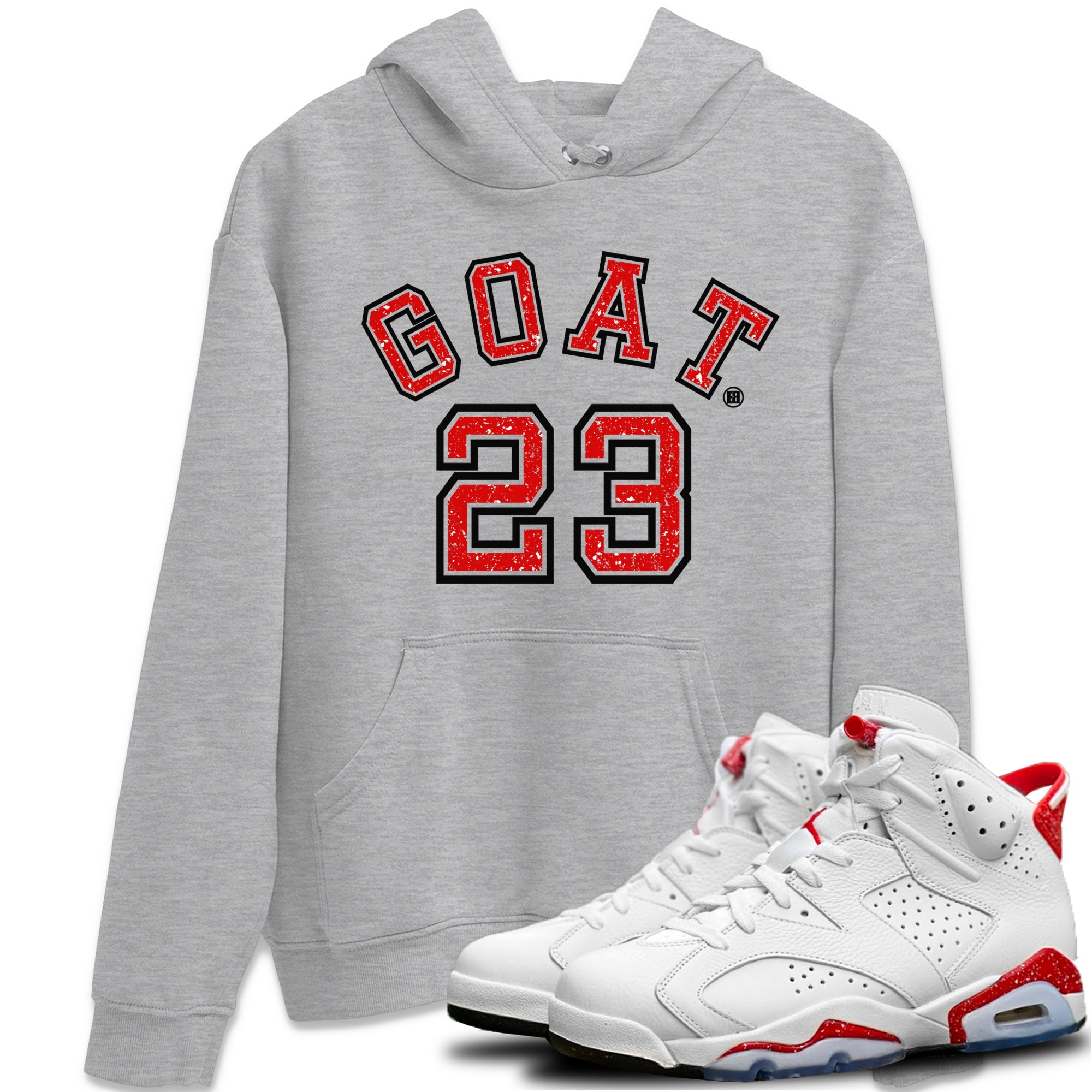 Goat 23 Unisex Tops - Air Jordan 6 Red Velvet Cookies