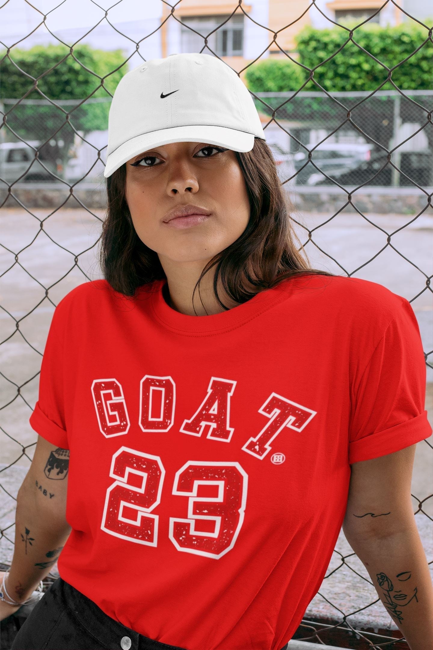 Goat 23 Unisex Tops - Air Jordan 6 Red Velvet Cookies