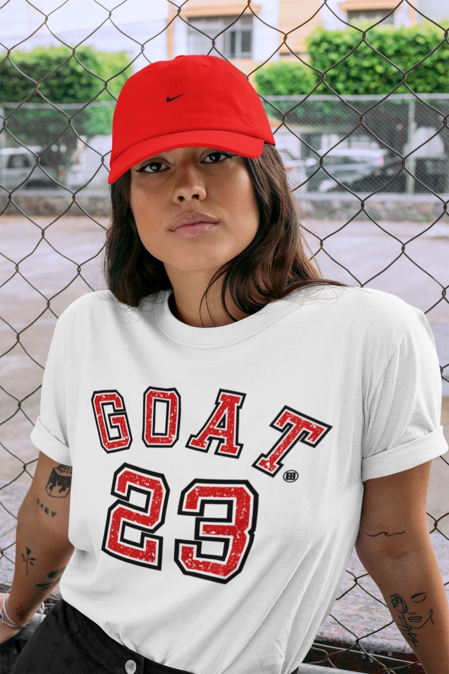 Goat 23 Unisex Tops - Air Jordan 6 Red Velvet Cookies