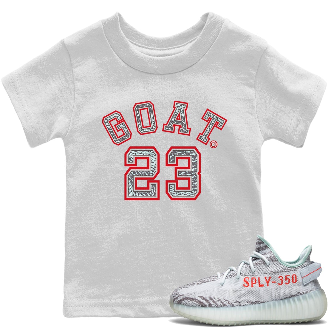 Goat 23 Kids Tops - Yeezy 350 Blue Tint