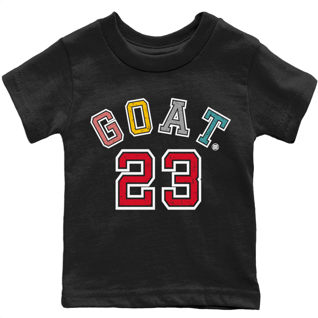 Goat 23 Kids Tops - Yeezy 700 Hi-Res Red