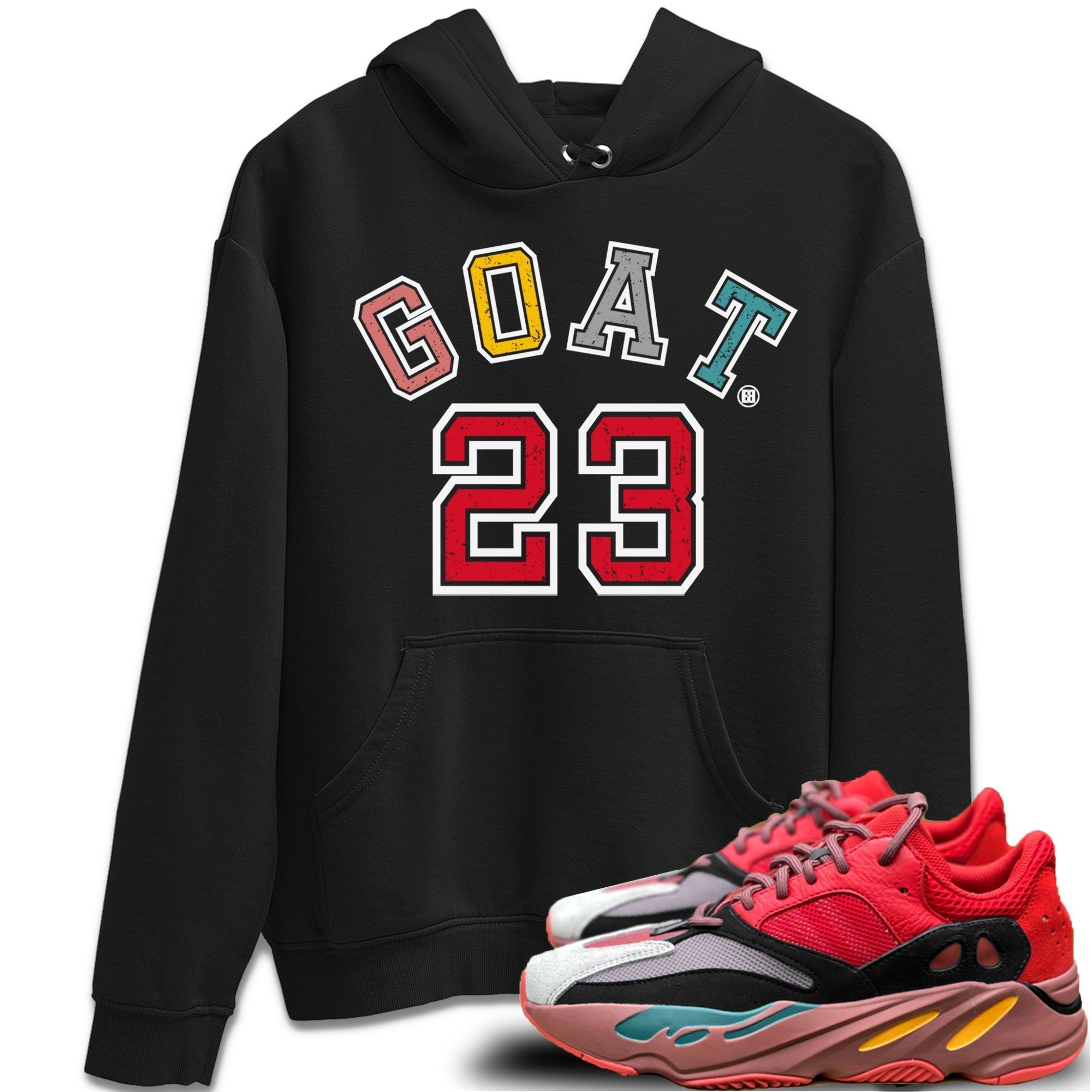 Goat 23 Unisex Tops - Yeezy 700 Hi-Res Red