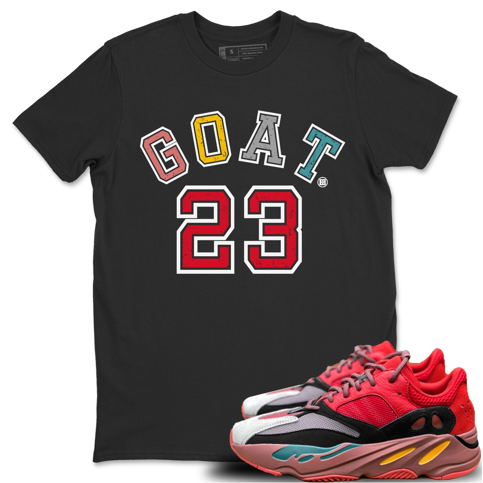 Goat 23 Unisex Tops - Yeezy 700 Hi-Res Red