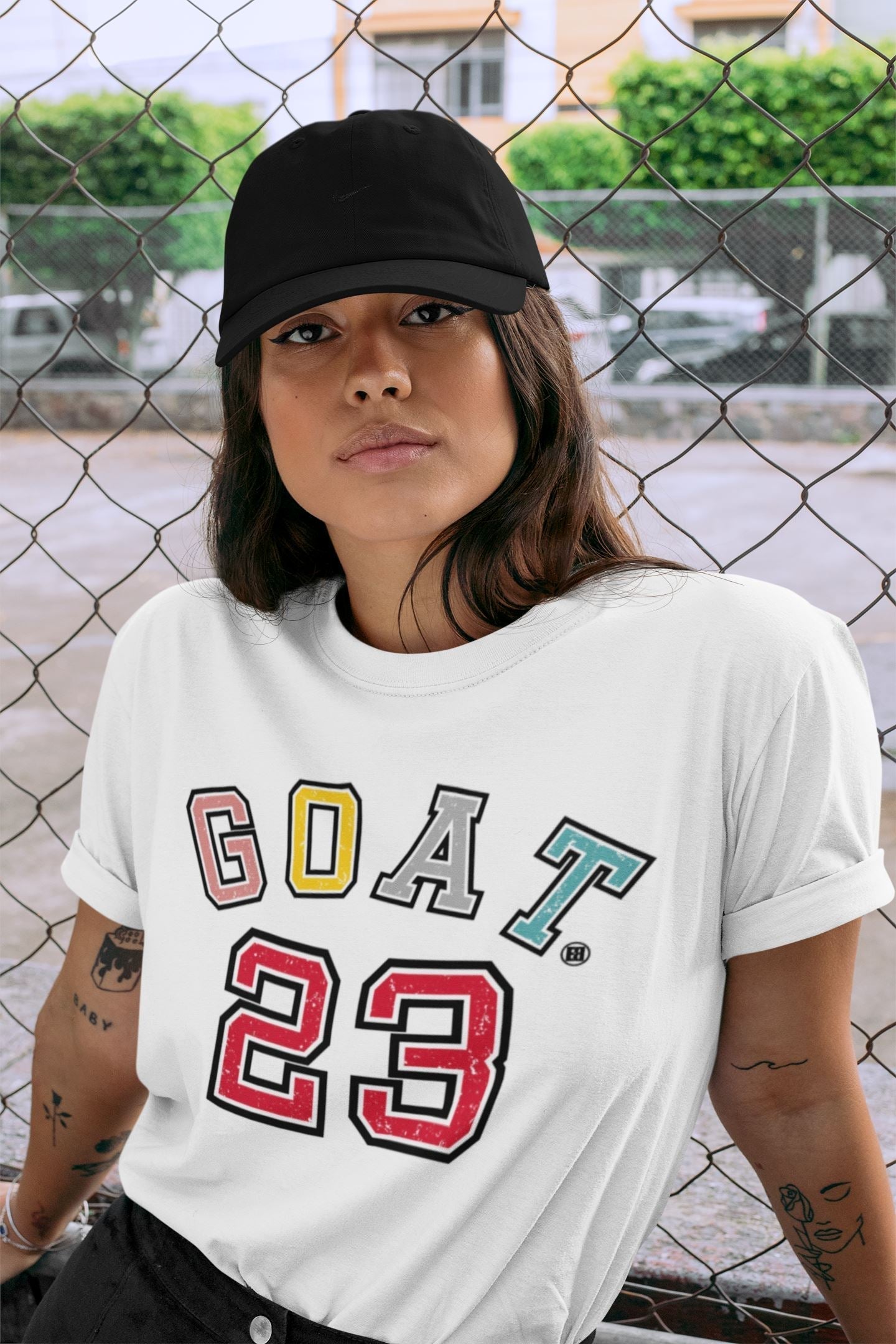 Goat 23 Unisex Tops - Yeezy 700 Hi-Res Red