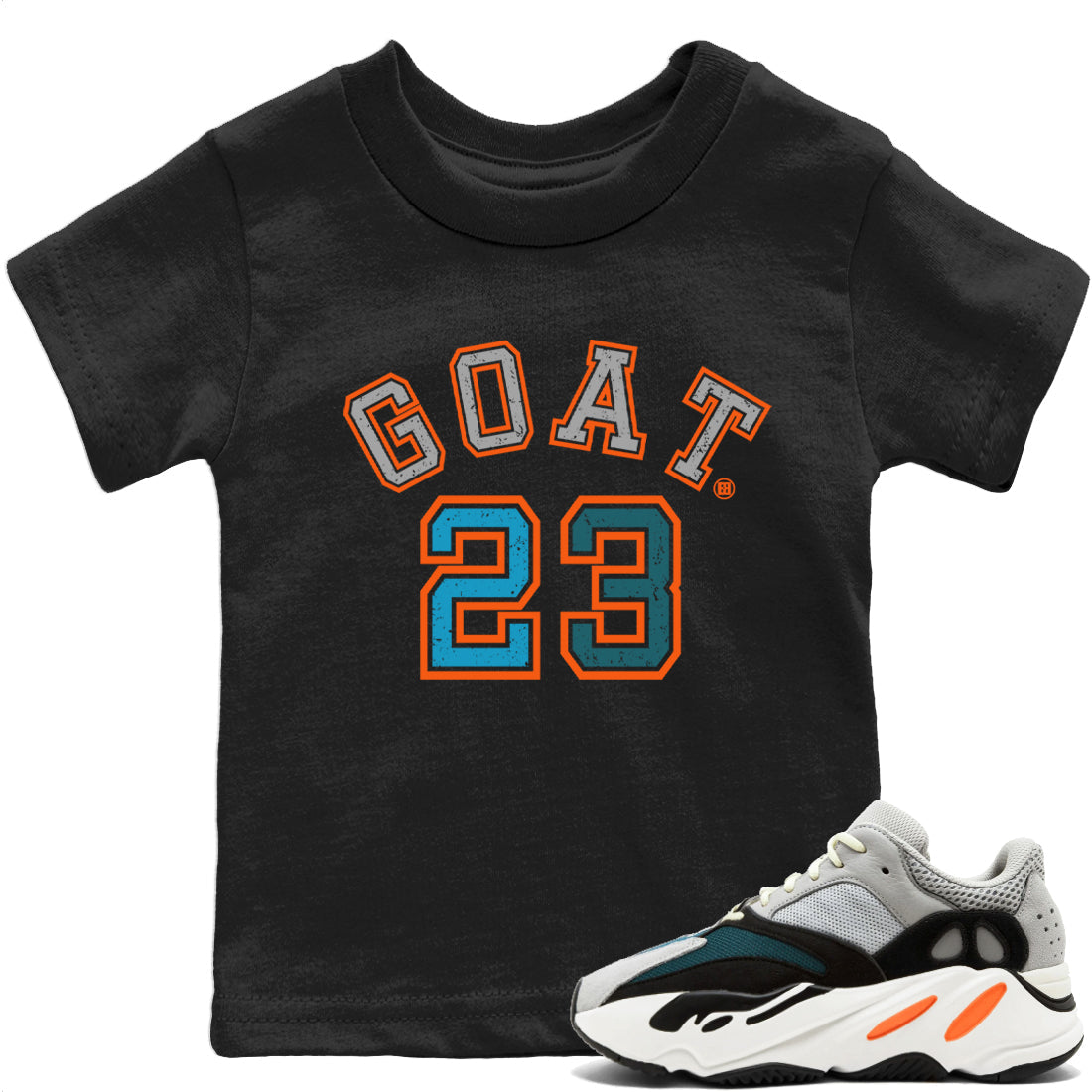 Goat 23 Kids Tops - Yeezy 700 Wave Runner