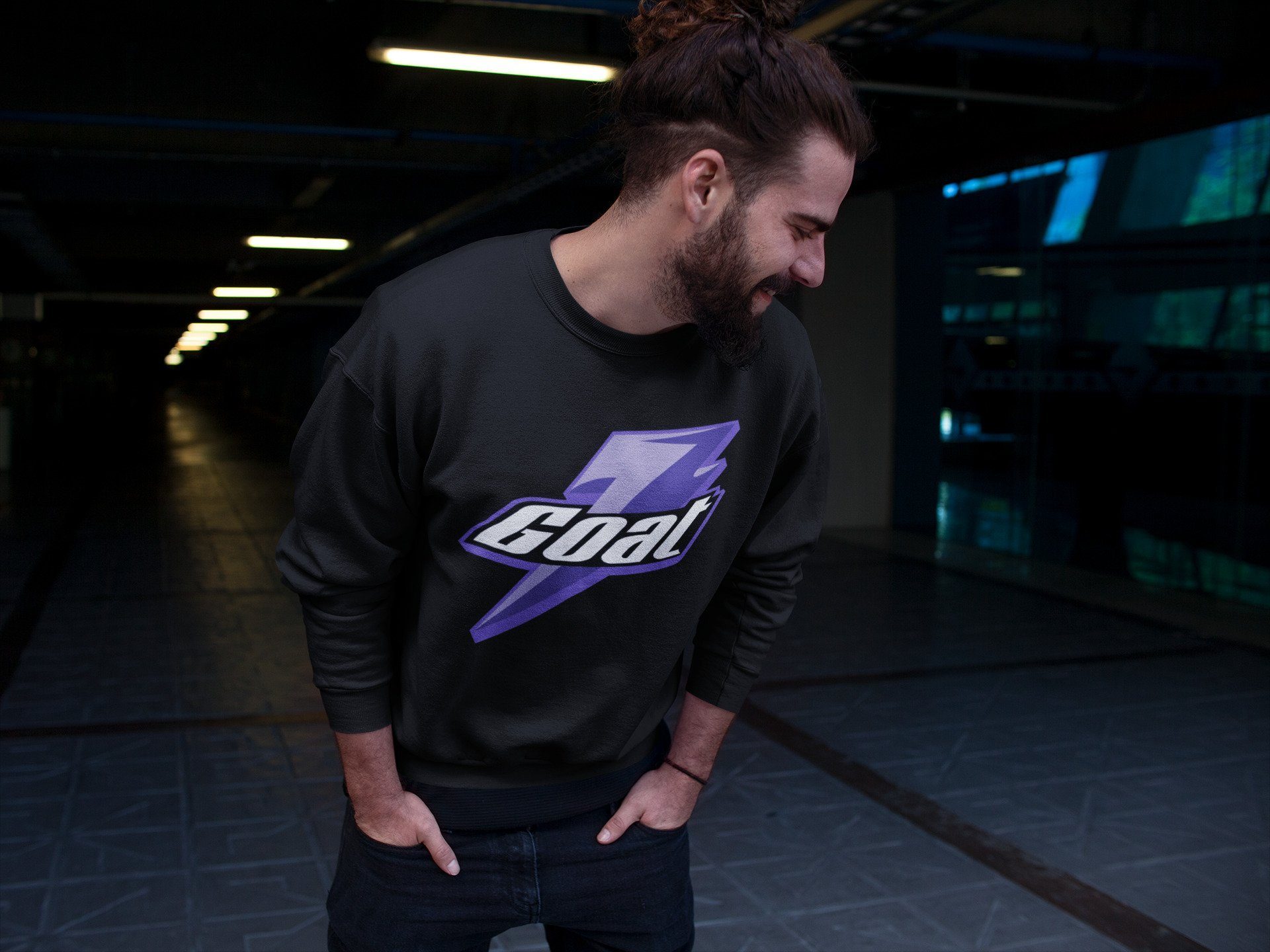Goat Unisex Tops - Air Jordan 1 Court Purple