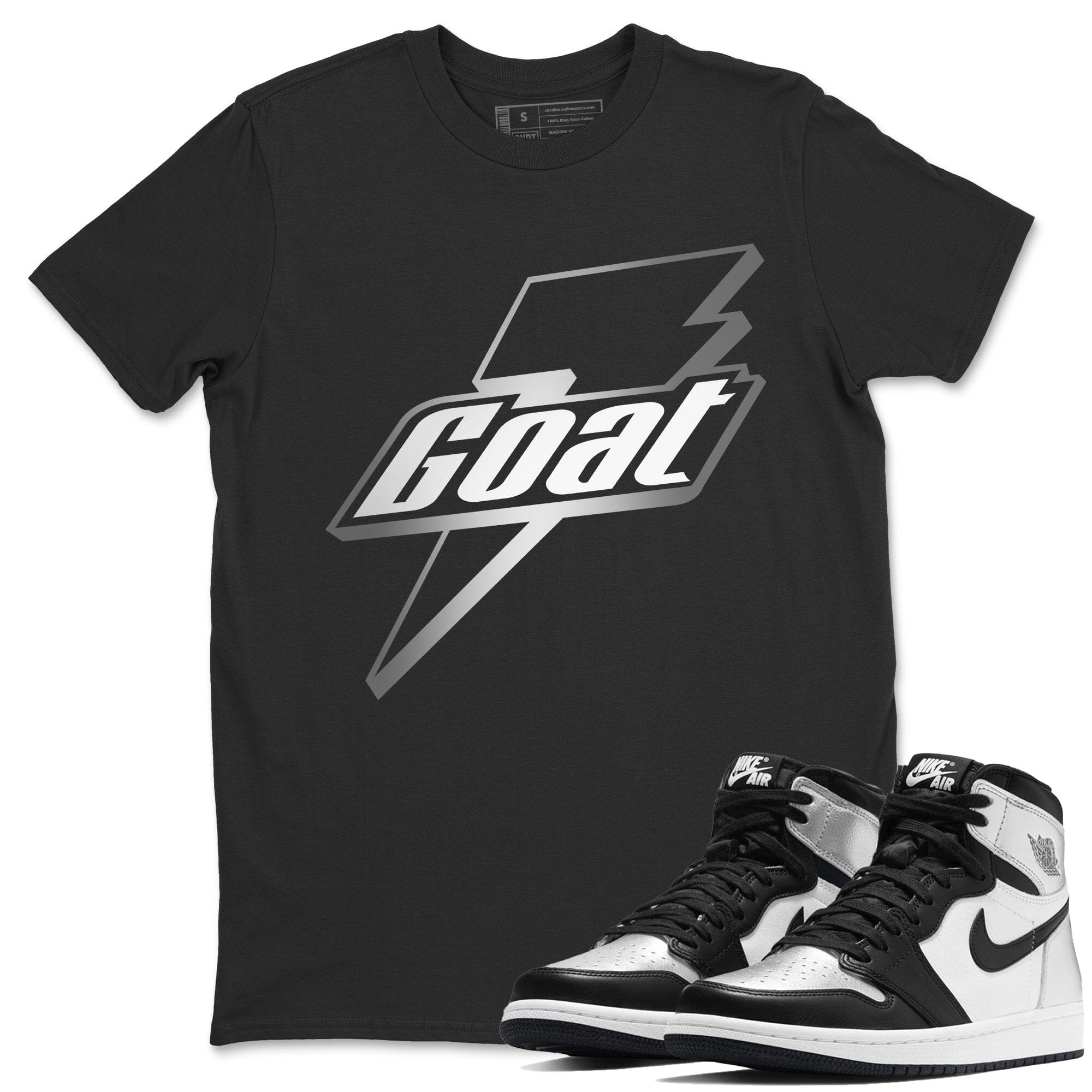 Goat Unisex Tops - Air Jordan 1 Silver Toe