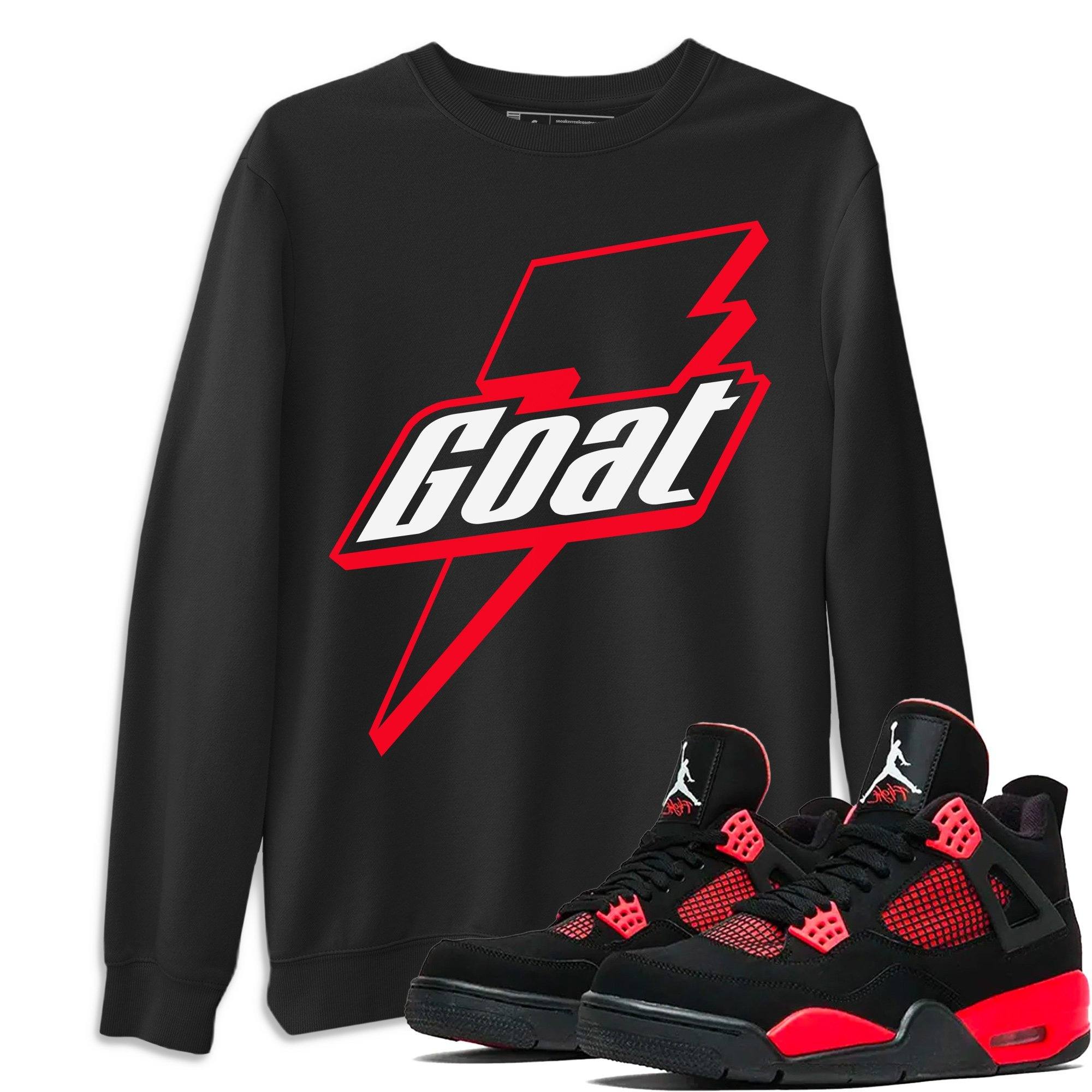 Goat Unisex Tops - Air Jordan 4 Red Thunder