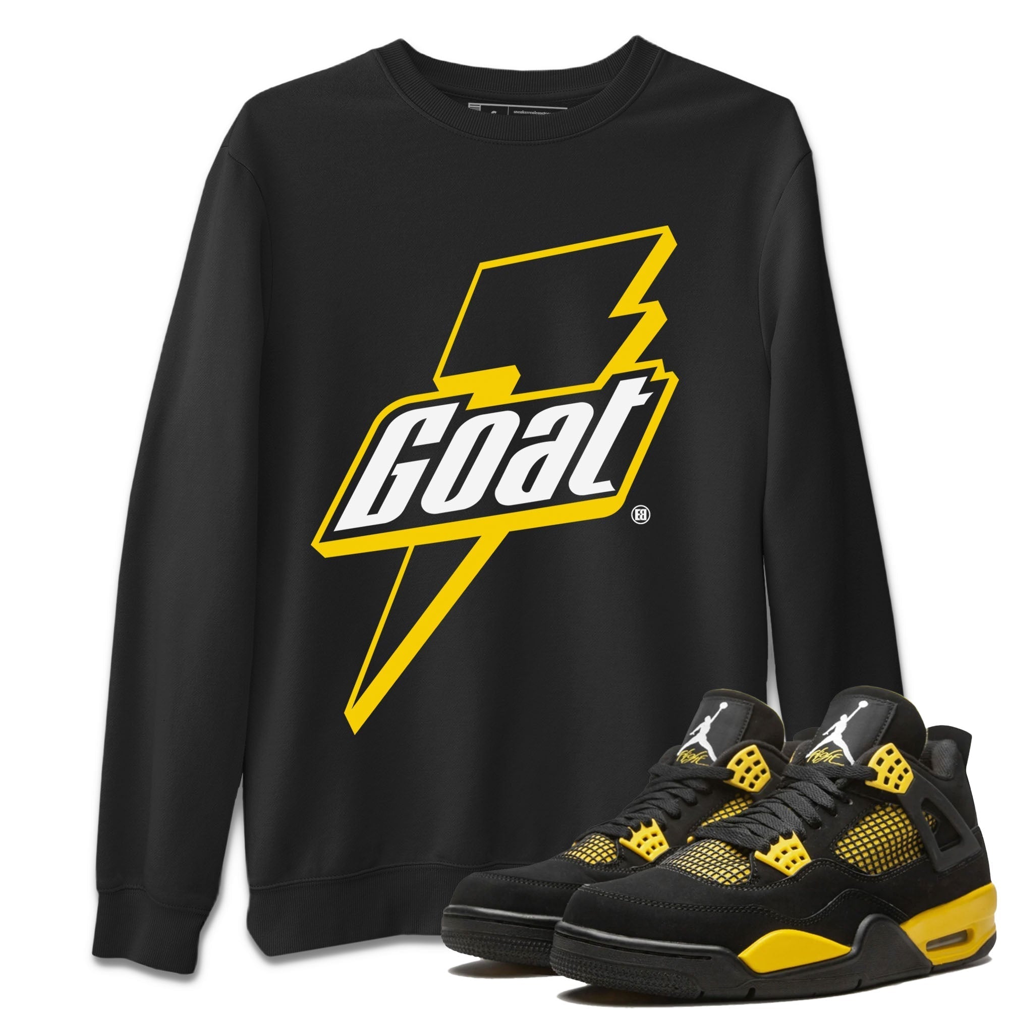 Goat Unisex Tops - Air Jordan 4 Thunder