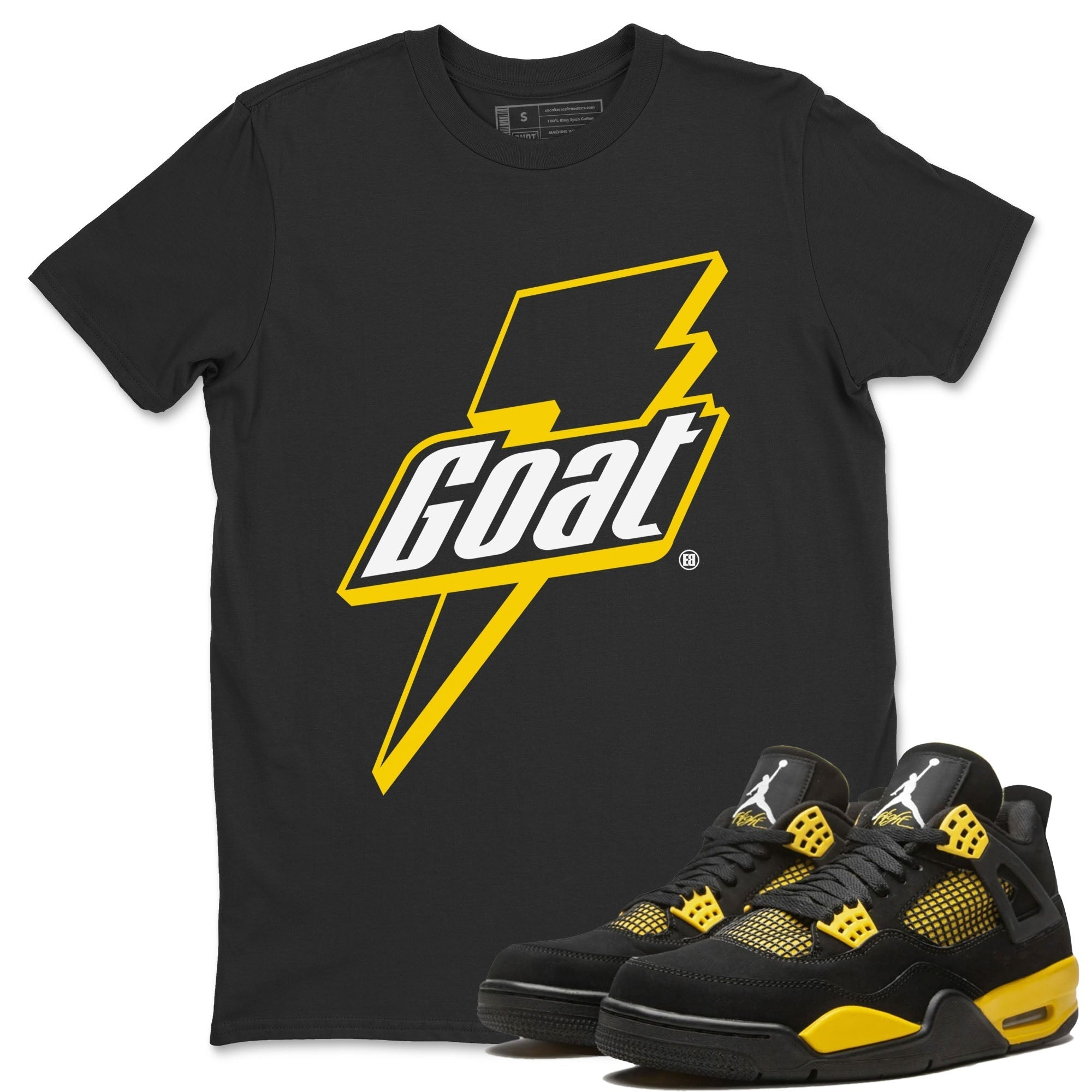 Goat Unisex Tops - Air Jordan 4 Thunder