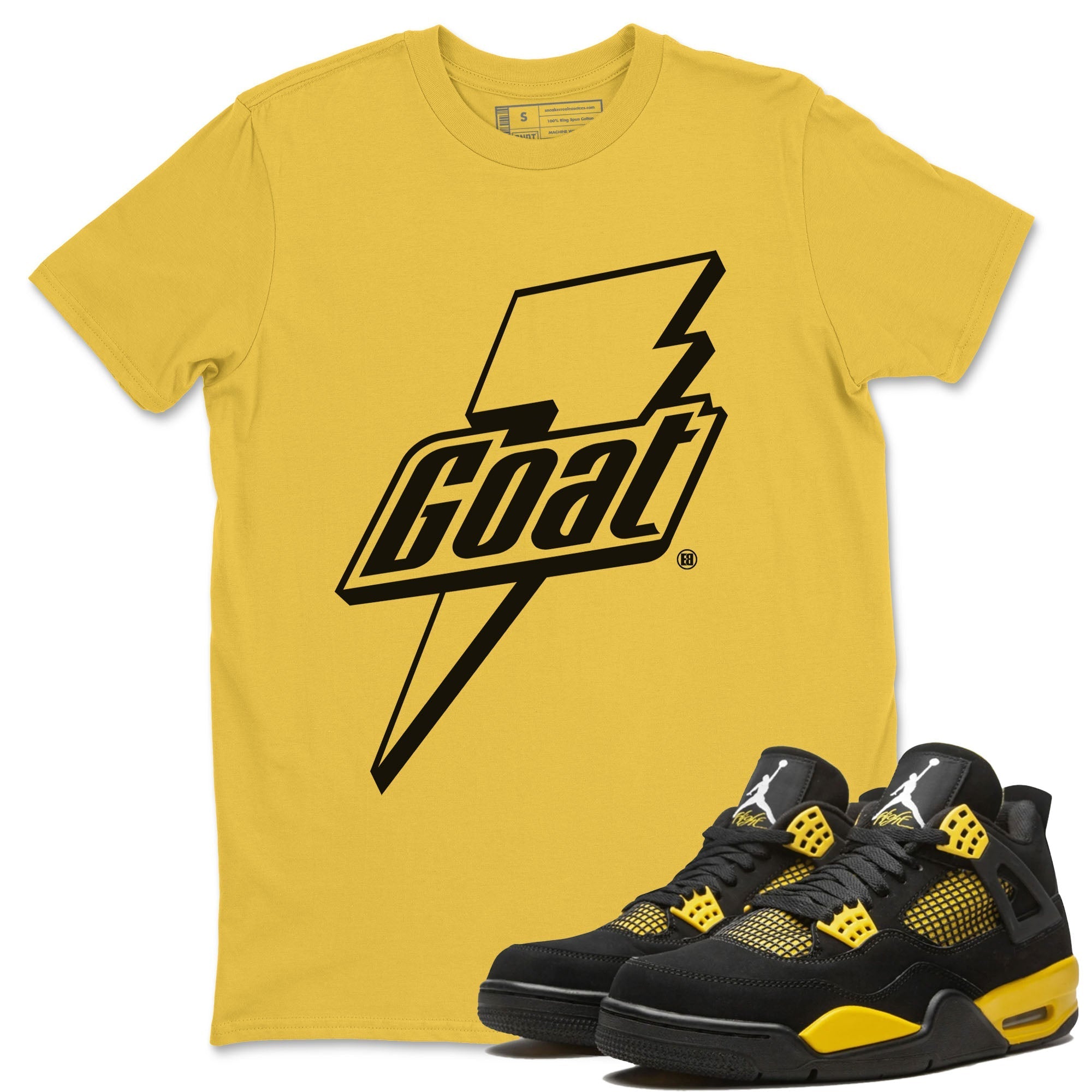 Goat Unisex Tops - Air Jordan 4 Thunder