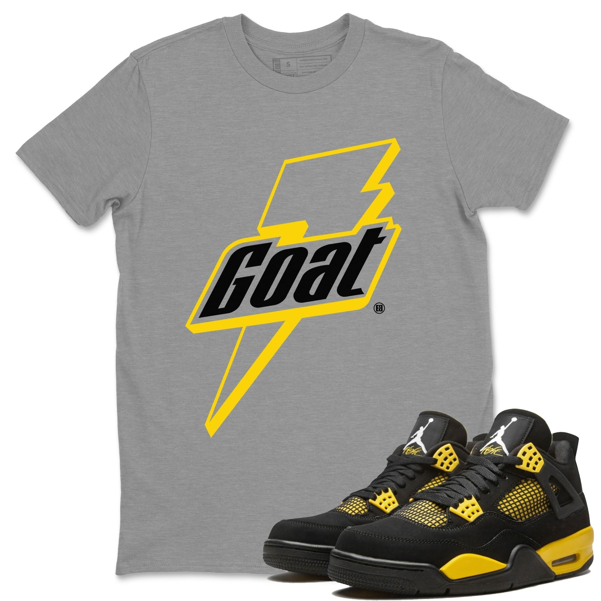 Goat Unisex Tops - Air Jordan 4 Thunder