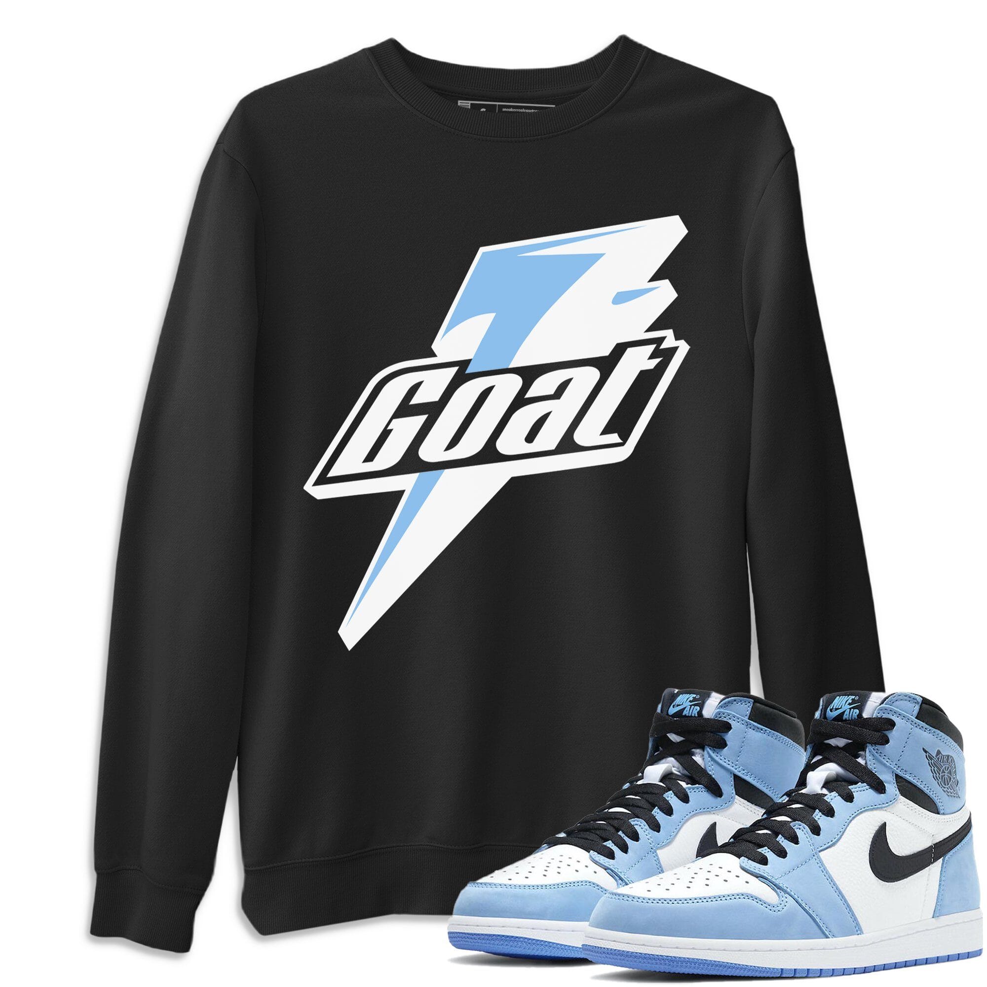 Goat Unisex Tops - Air Jordan 1 University Blue