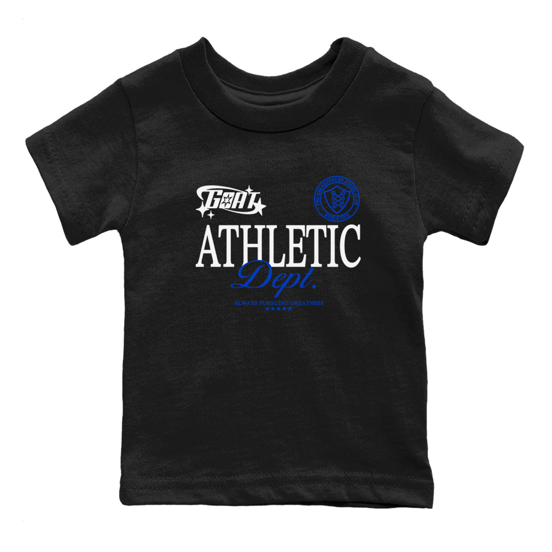 Goat Athletic Dept snkmatch Tees Kids - Air Jordan 12 Blueberry
