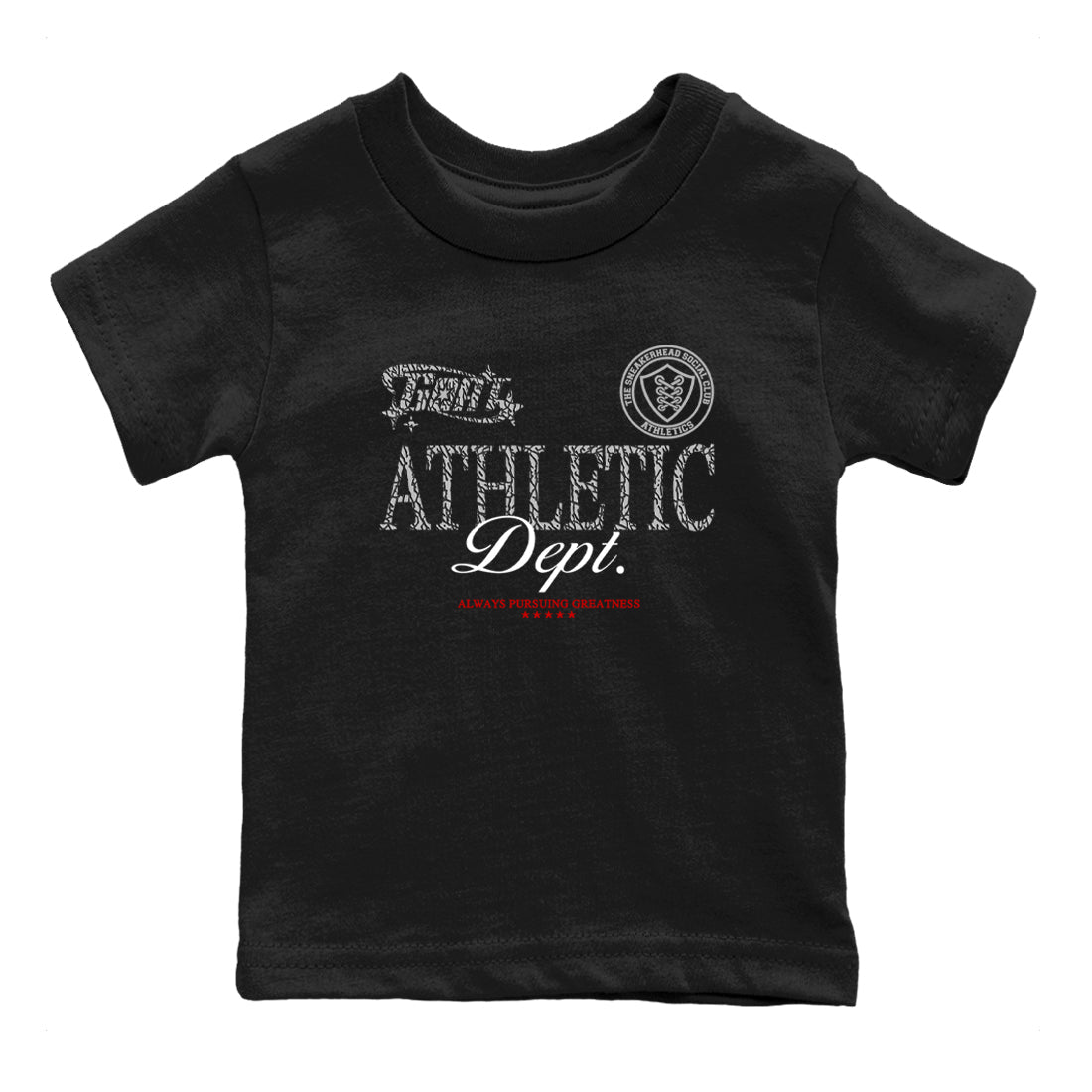 Goat Athletic Dept snkmatch Tees Kids - Air Jordan 3 Cement Grey