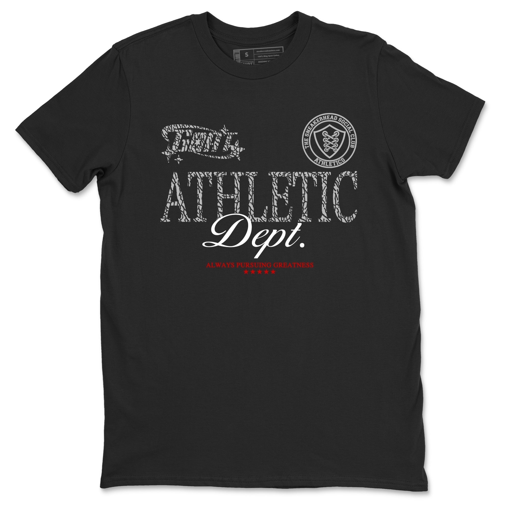 Goat Athletic Dept snkmatch Tees - Air Jordan 3 Cement Grey