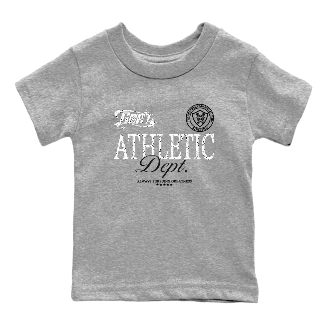 Goat Athletic Dept snkmatch Tees Kids - Air Jordan 5 White Black