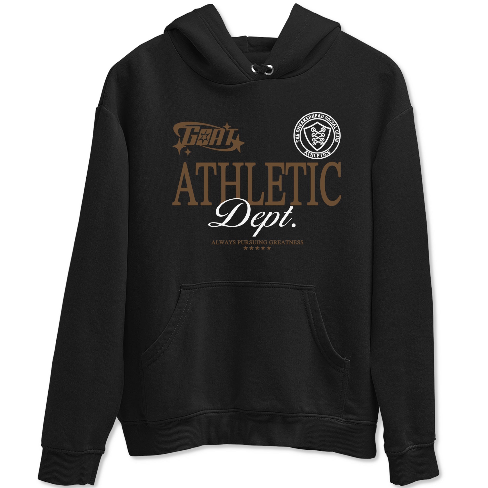 Goat Athletic Dept snkmatch Tees - Jordan Jumpman Jack Travis Scott Dark Mocha