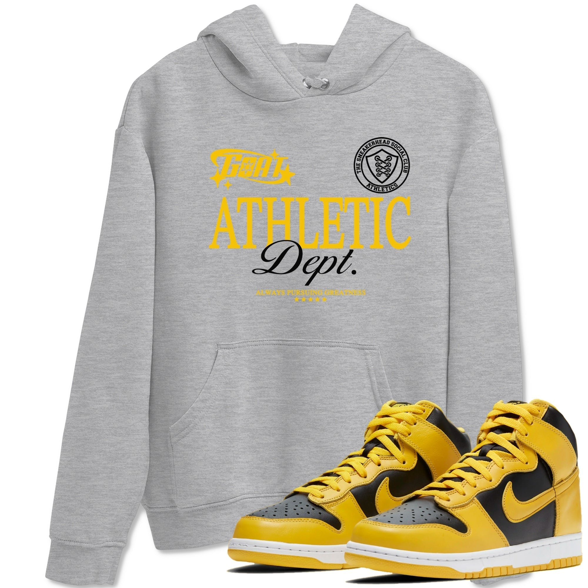 Goat Athletic Dept snkmatch Tees - Dunk High Pollen