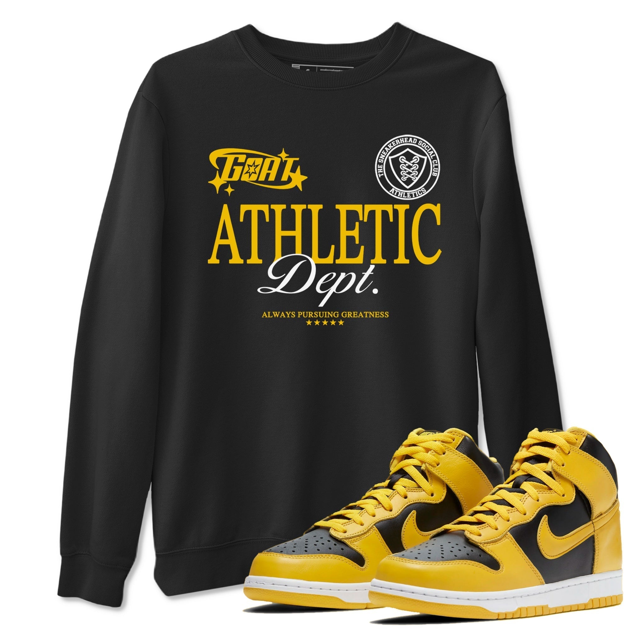 Goat Athletic Dept snkmatch Tees - Dunk High Pollen