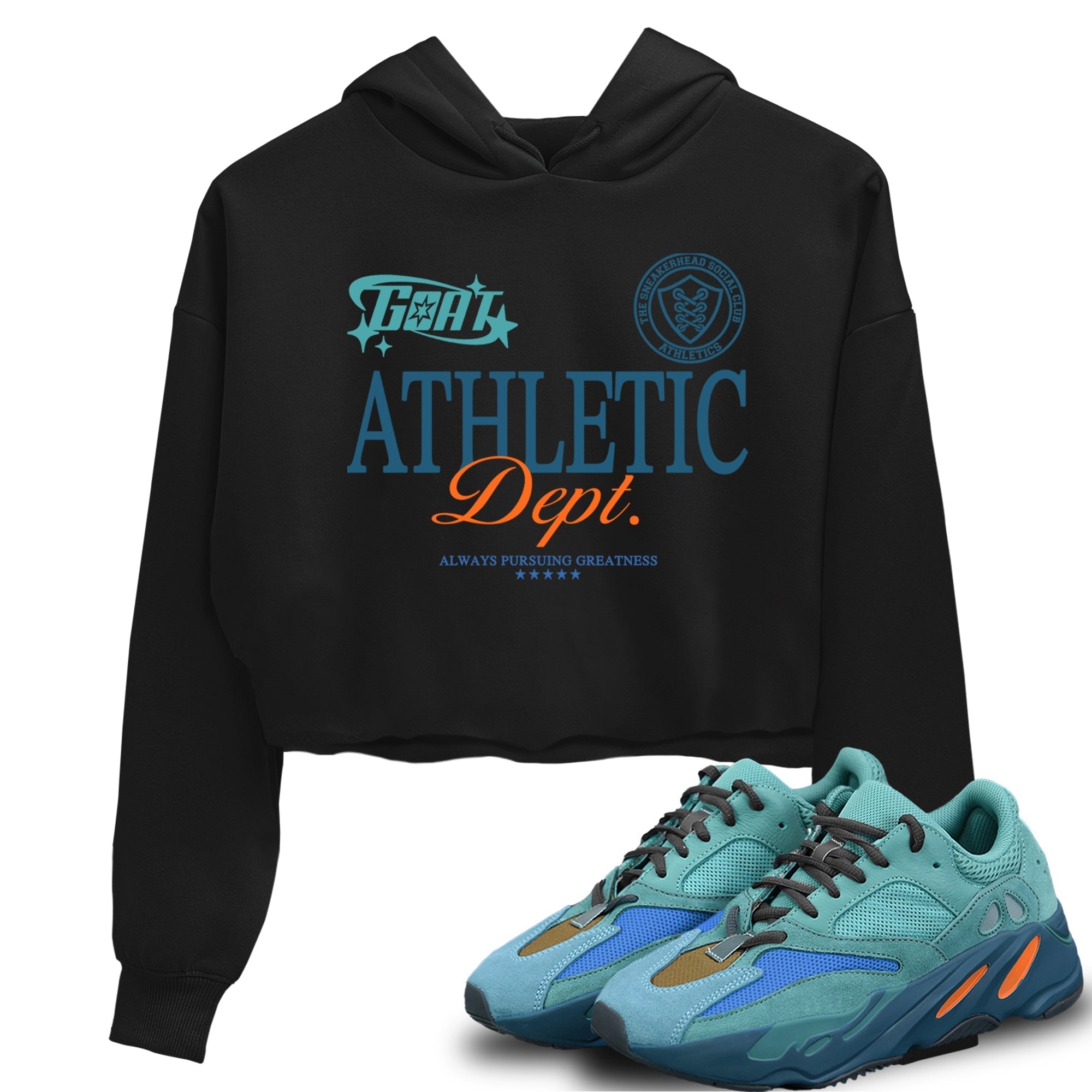 Goat Athletic Dept snkmatch Women's Top - Yeezy 700 Faded Azure