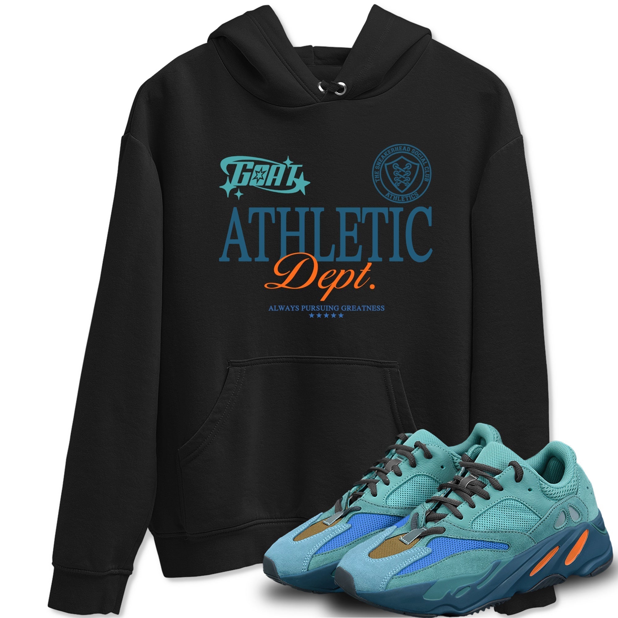 Goat Athletic Dept snkmatch Tees - Yeezy 700 Faded Azure