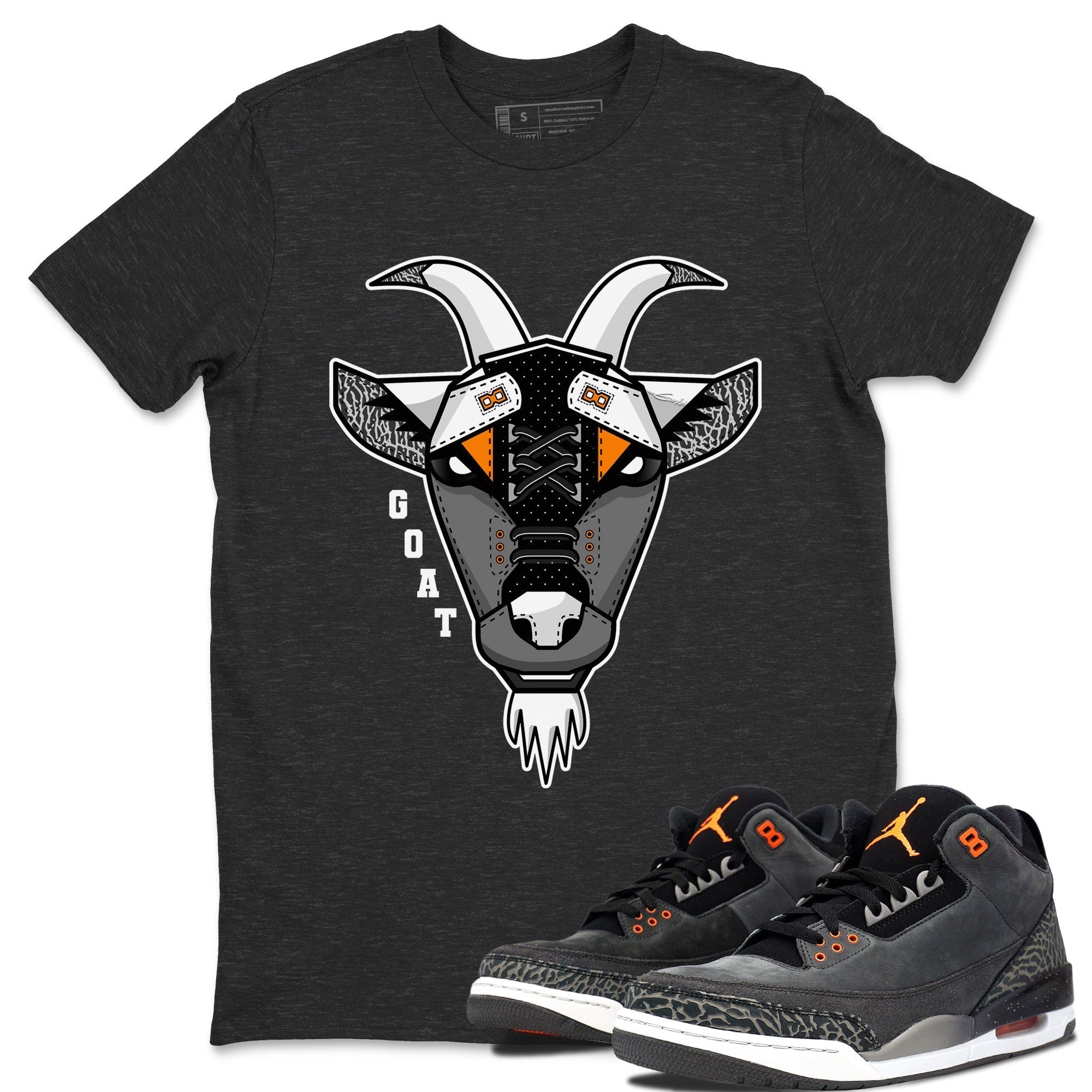 Goat Face snkmatch Tee - Air Jordan 3 Fear