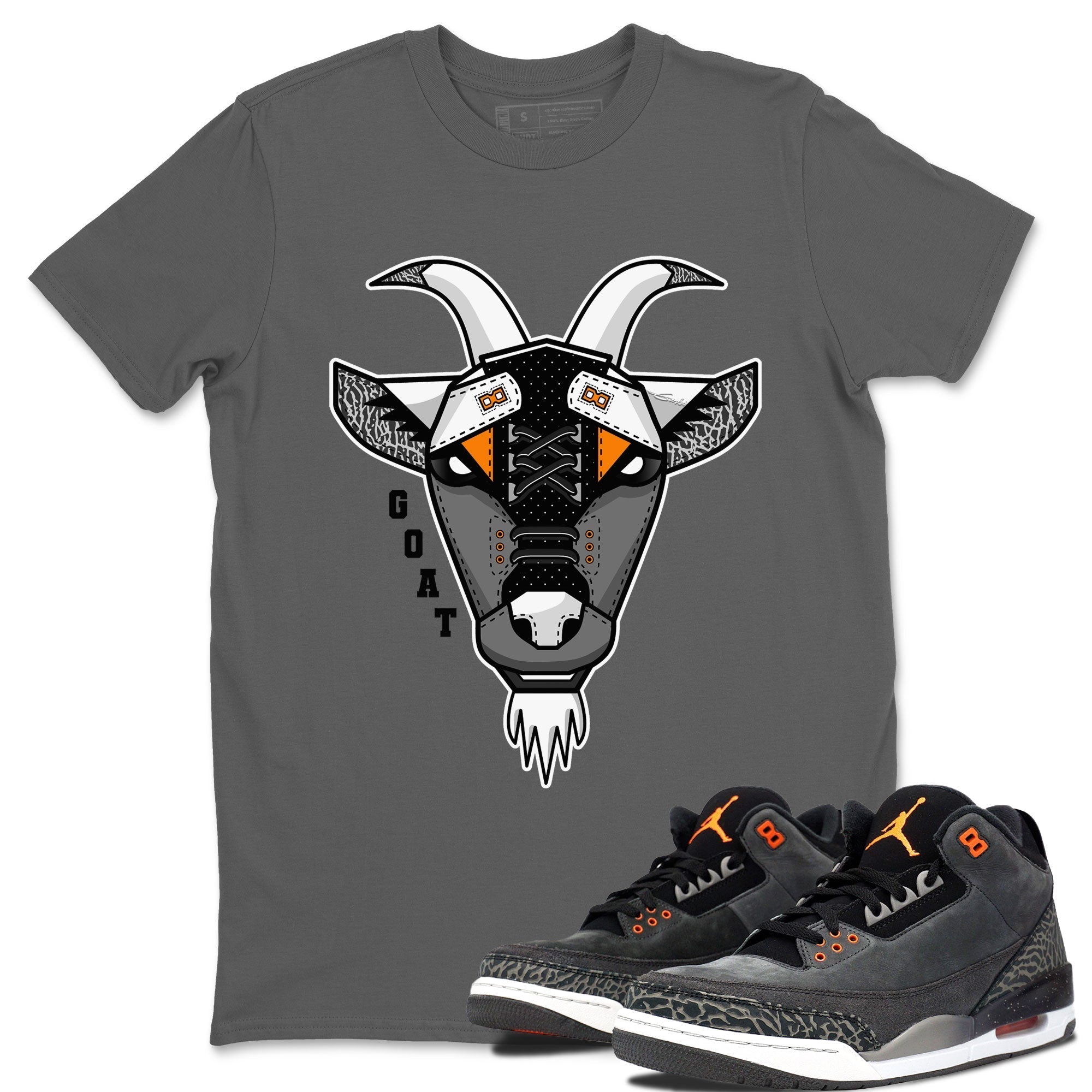 Goat Face snkmatch Tee - Air Jordan 3 Fear