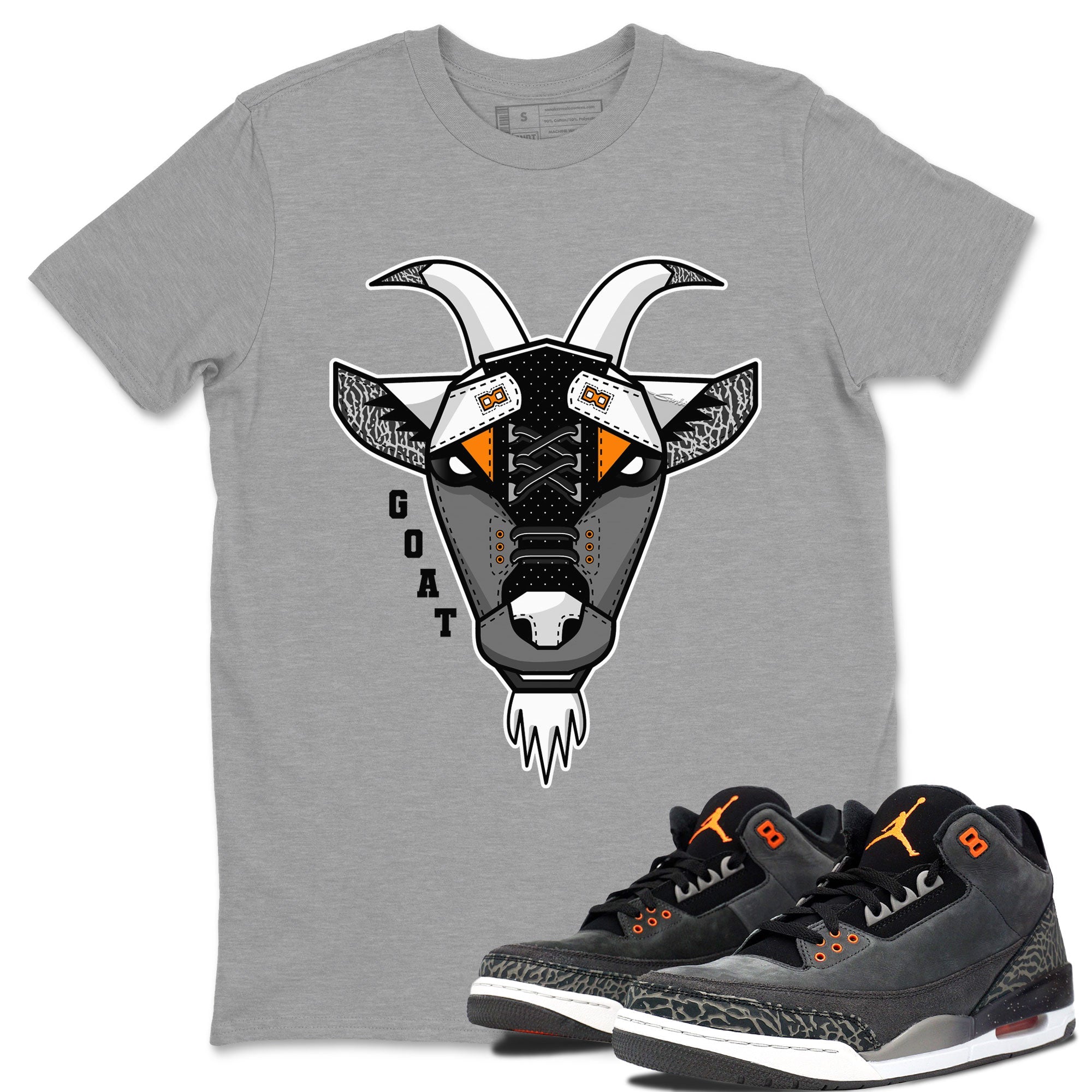 Goat Face snkmatch Tee - Air Jordan 3 Fear
