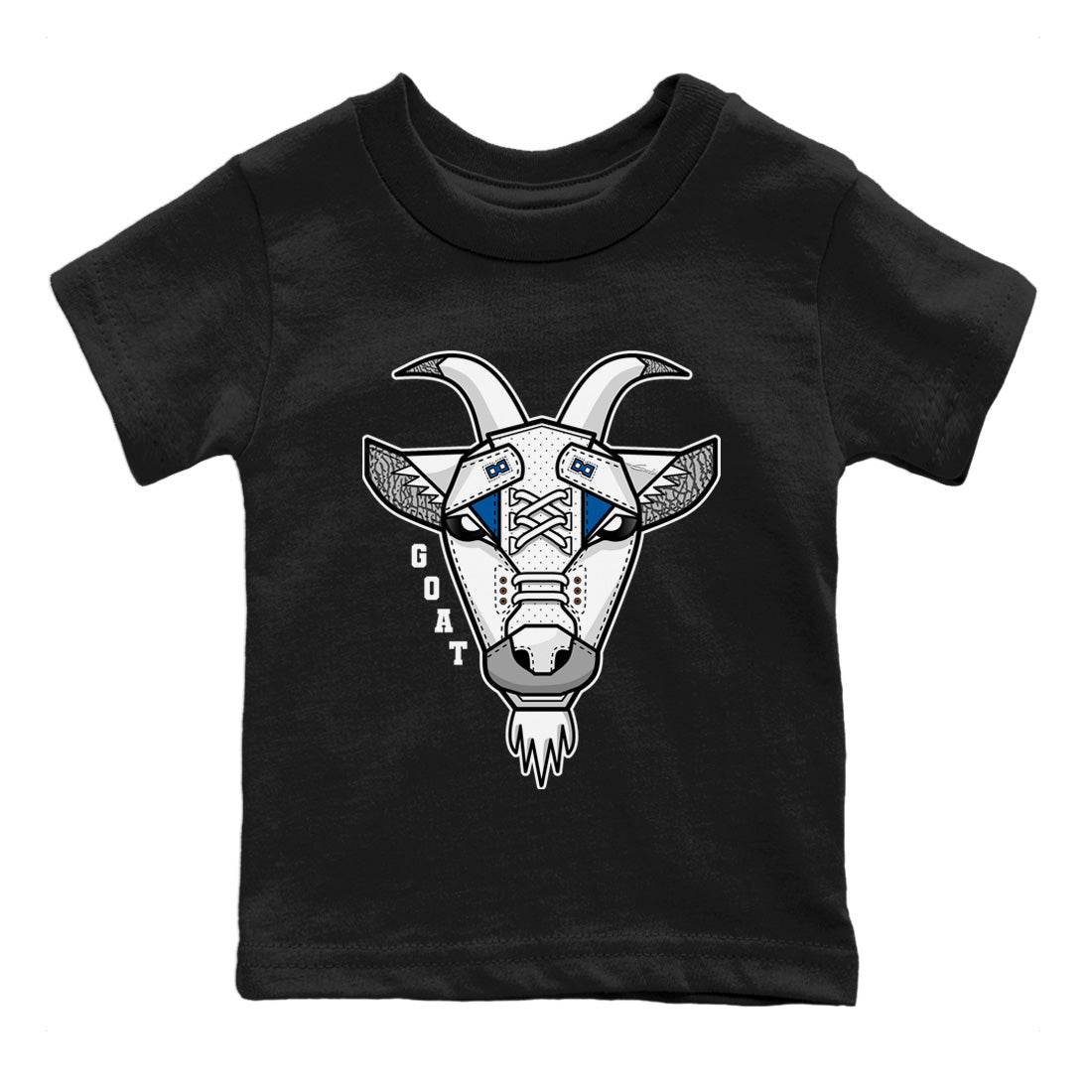 Goat Face Kids Tops - Air Jordan 3 Wizards