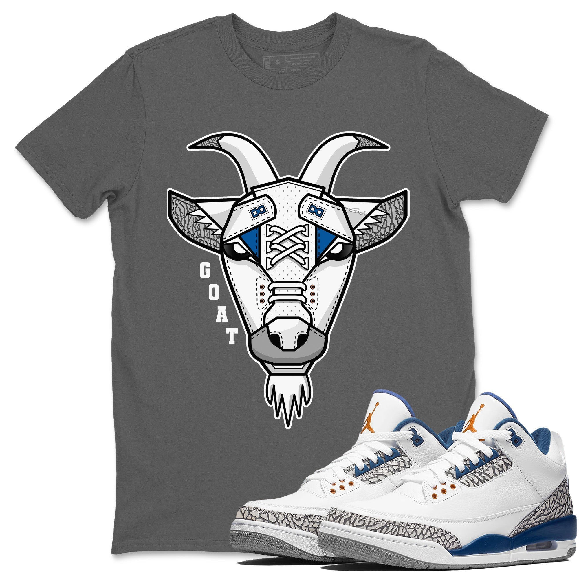 Goat Face Unisex Tops - Air Jordan 3 Wizards