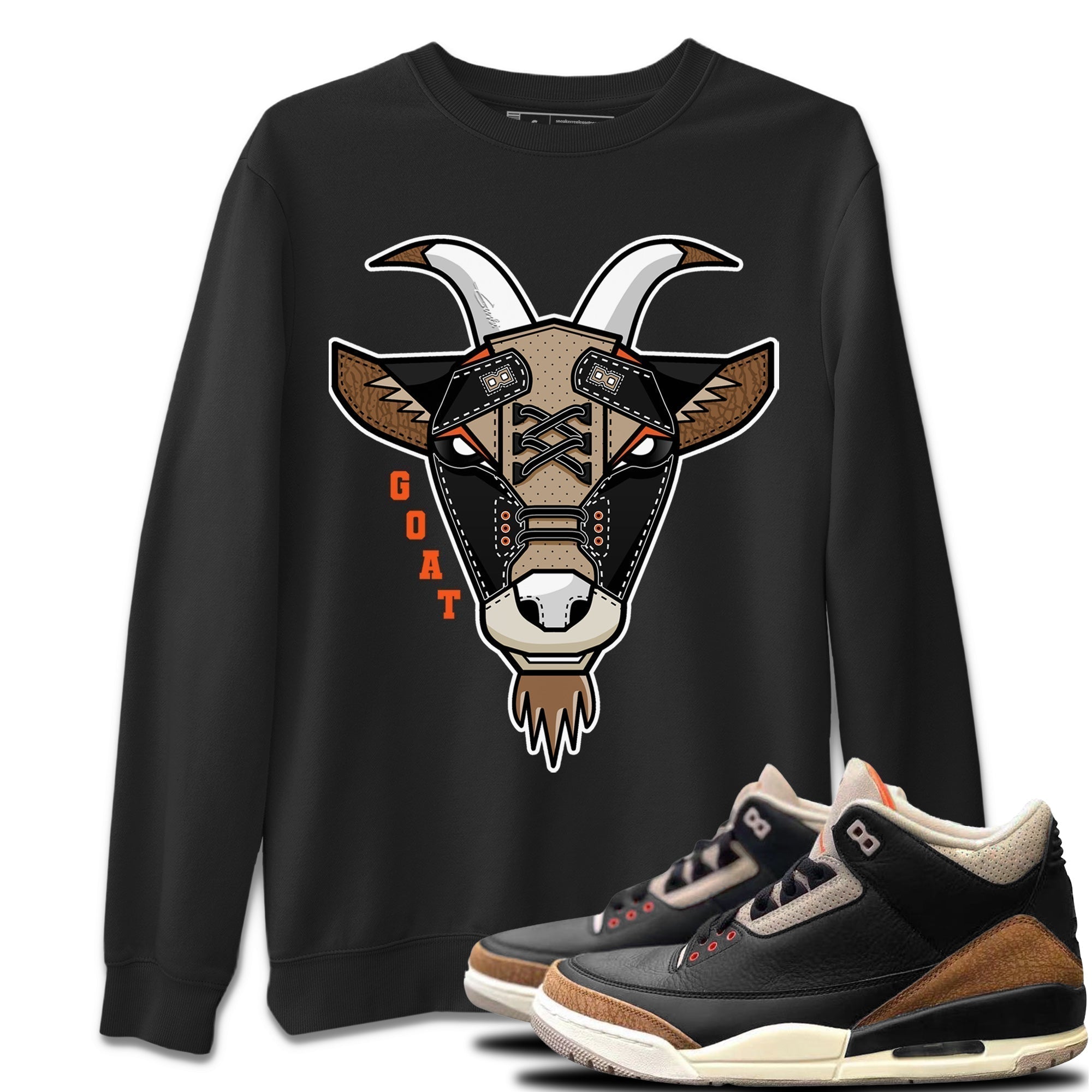Goat Face Unisex Tops - Air Jordan 3 Desert Elephant